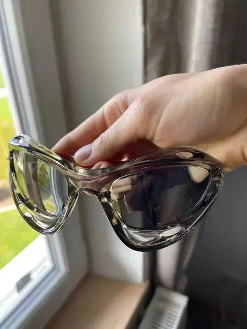 Jewelry Clear Dystopian Sunglasses Retro Cyber Punk Archive Cosplay Size ONE SIZE - 3 Thumbnail