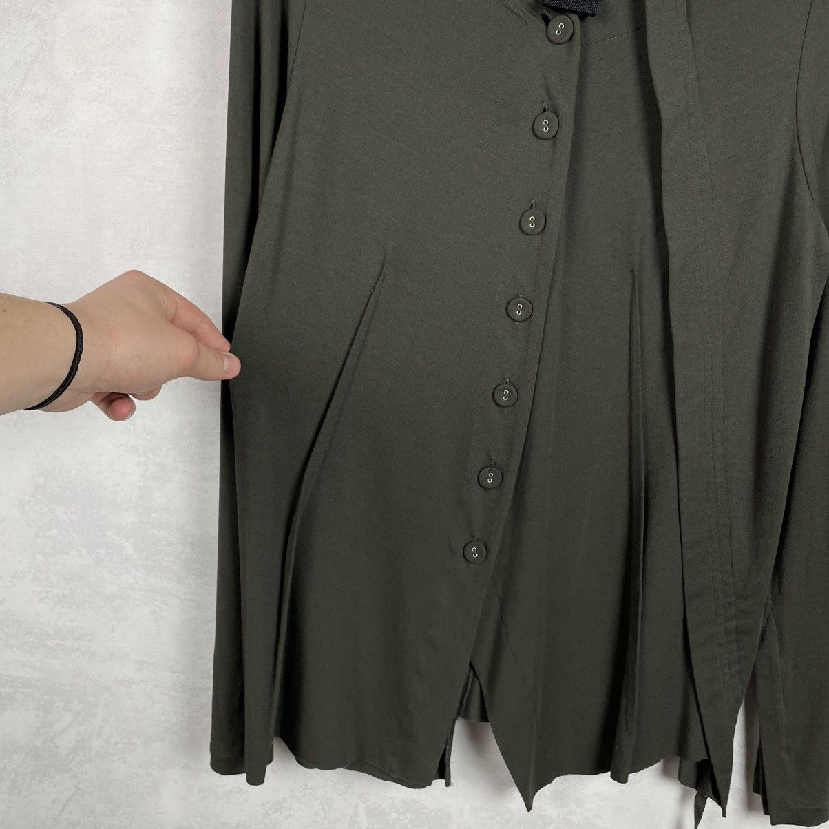 Rundholz Black Label Viscos Asymmetrical Button Cardigan Top