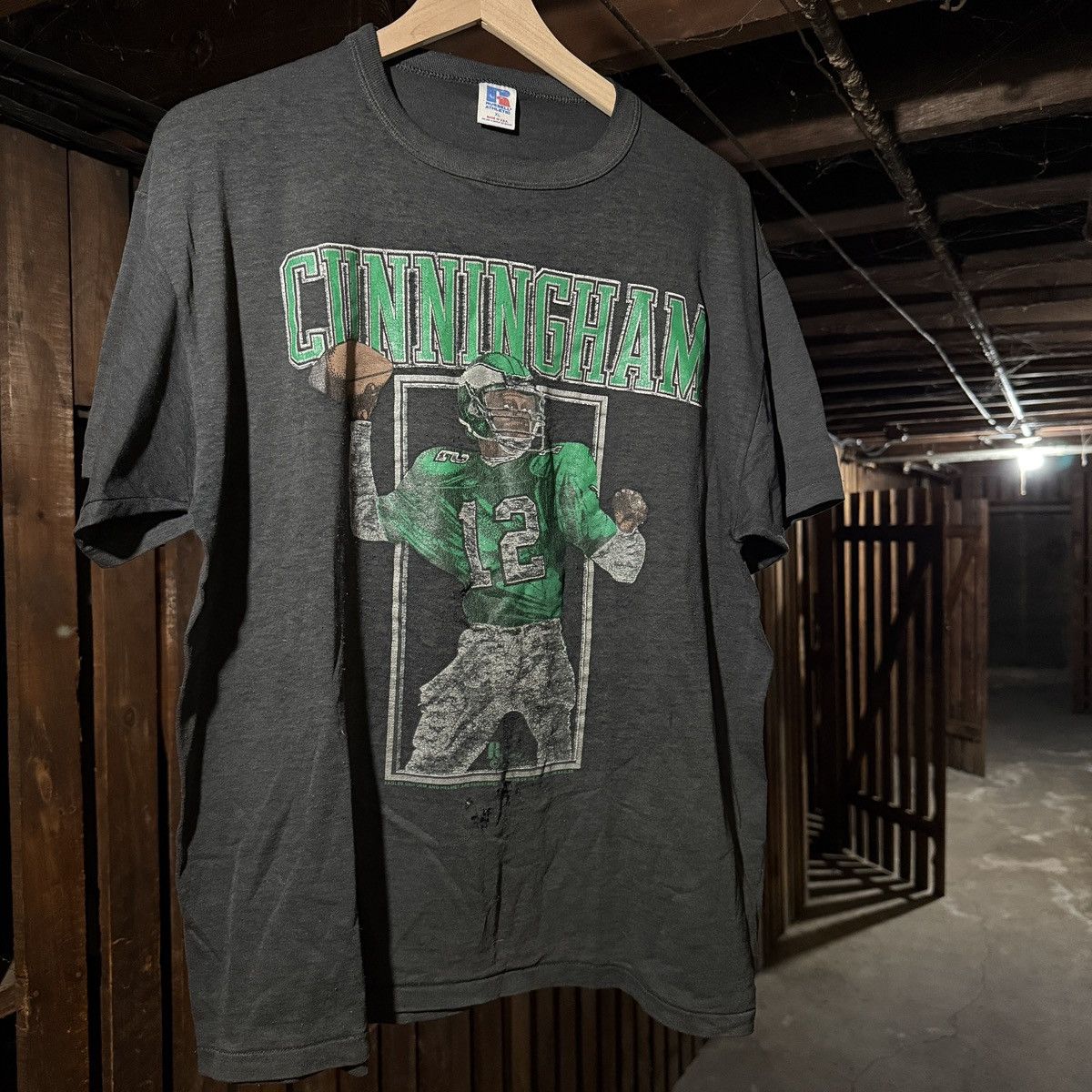 Russell Athletic Vintage Randall Cunningham Eagles Russell Tee XL USA Size US XL / EU 56 / 4 - 1 Thumbnail