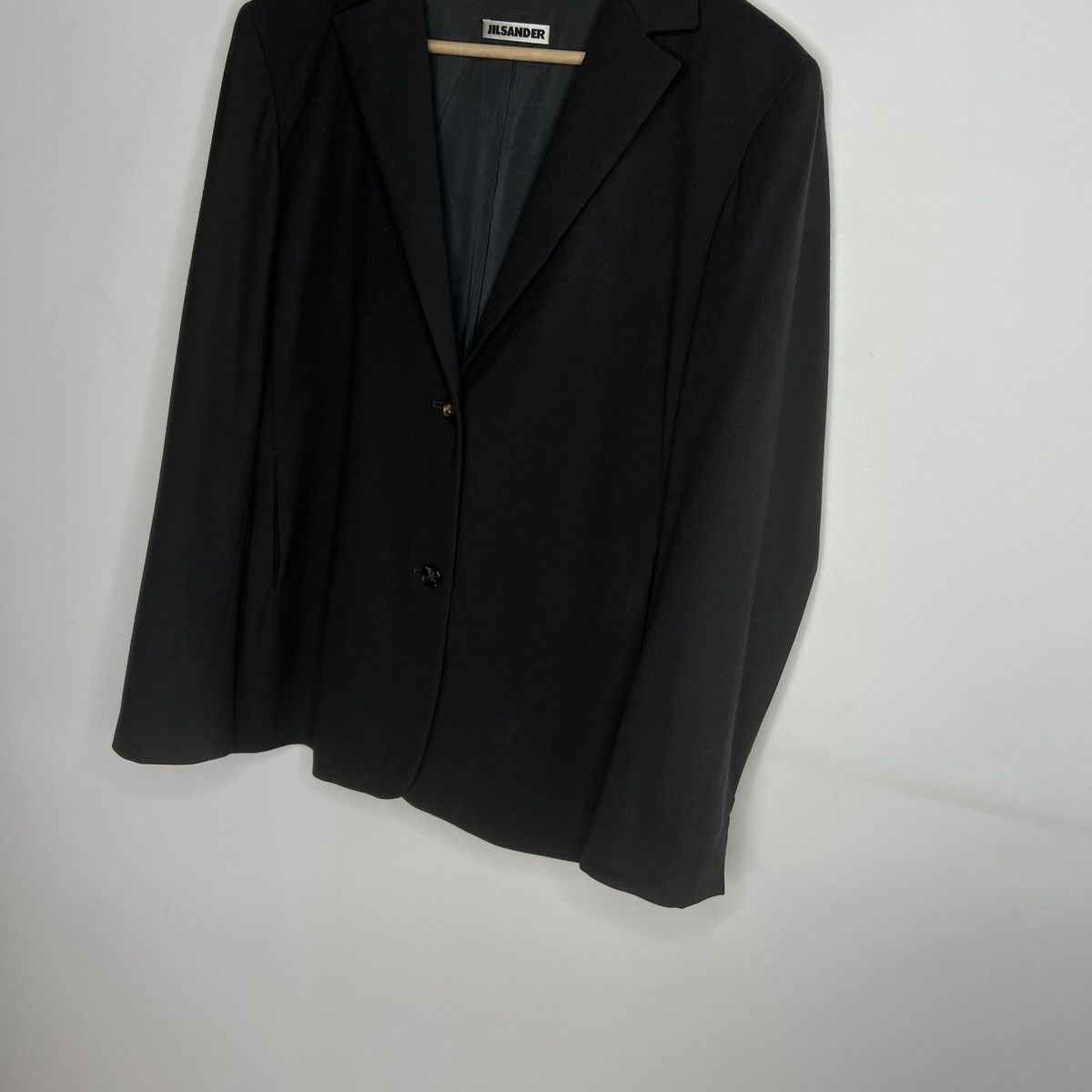 Jil Sander JIL Sander vintage blazer wool jacket graphite Size M / US 6-8 / IT 42-44 - 2 Thumbnail