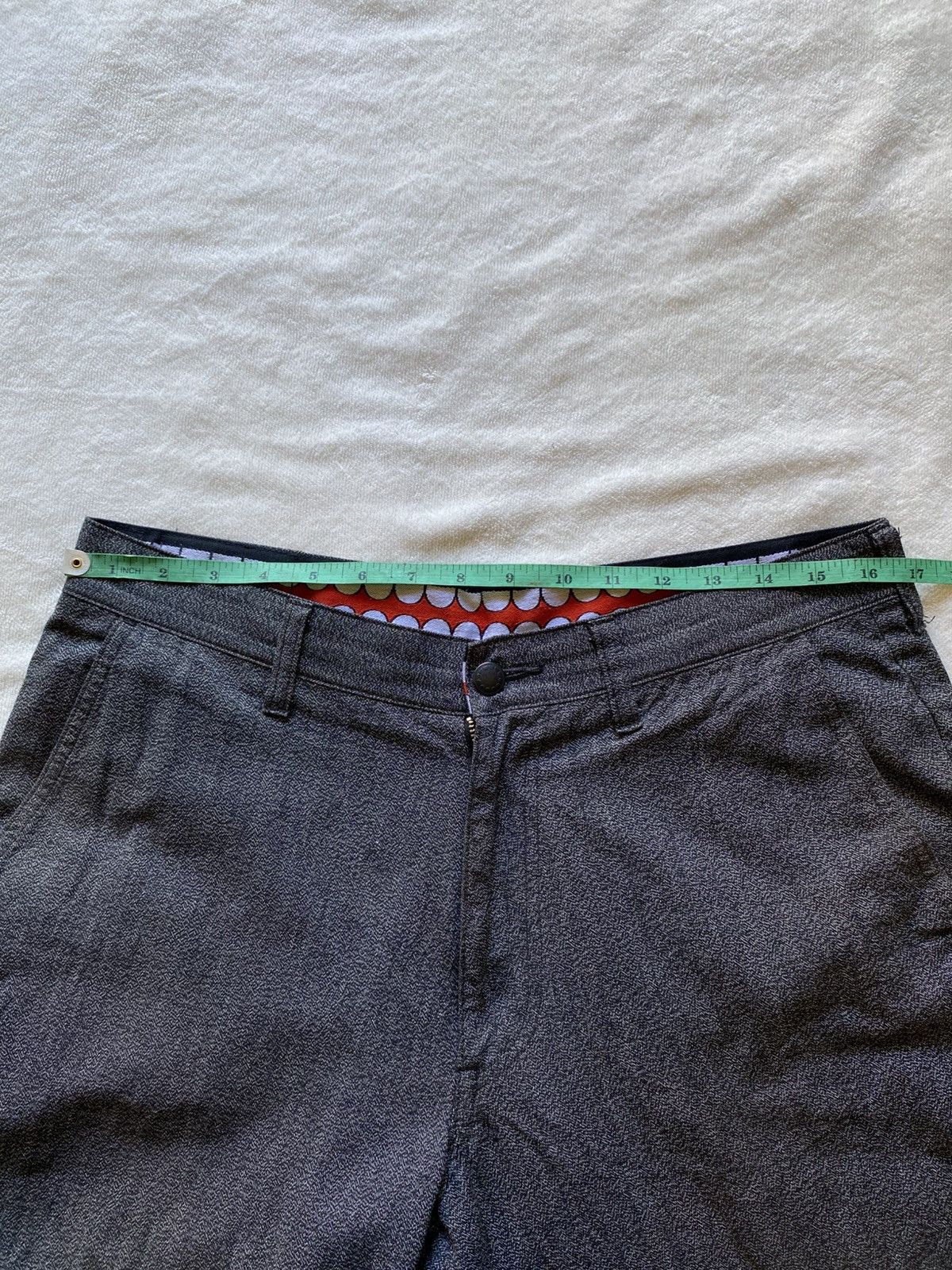 Original Fake Original Fake Kaws Dark Gray Chomper Teeth Fading Pants Size US 32 / EU 48 - 13 Thumbnail