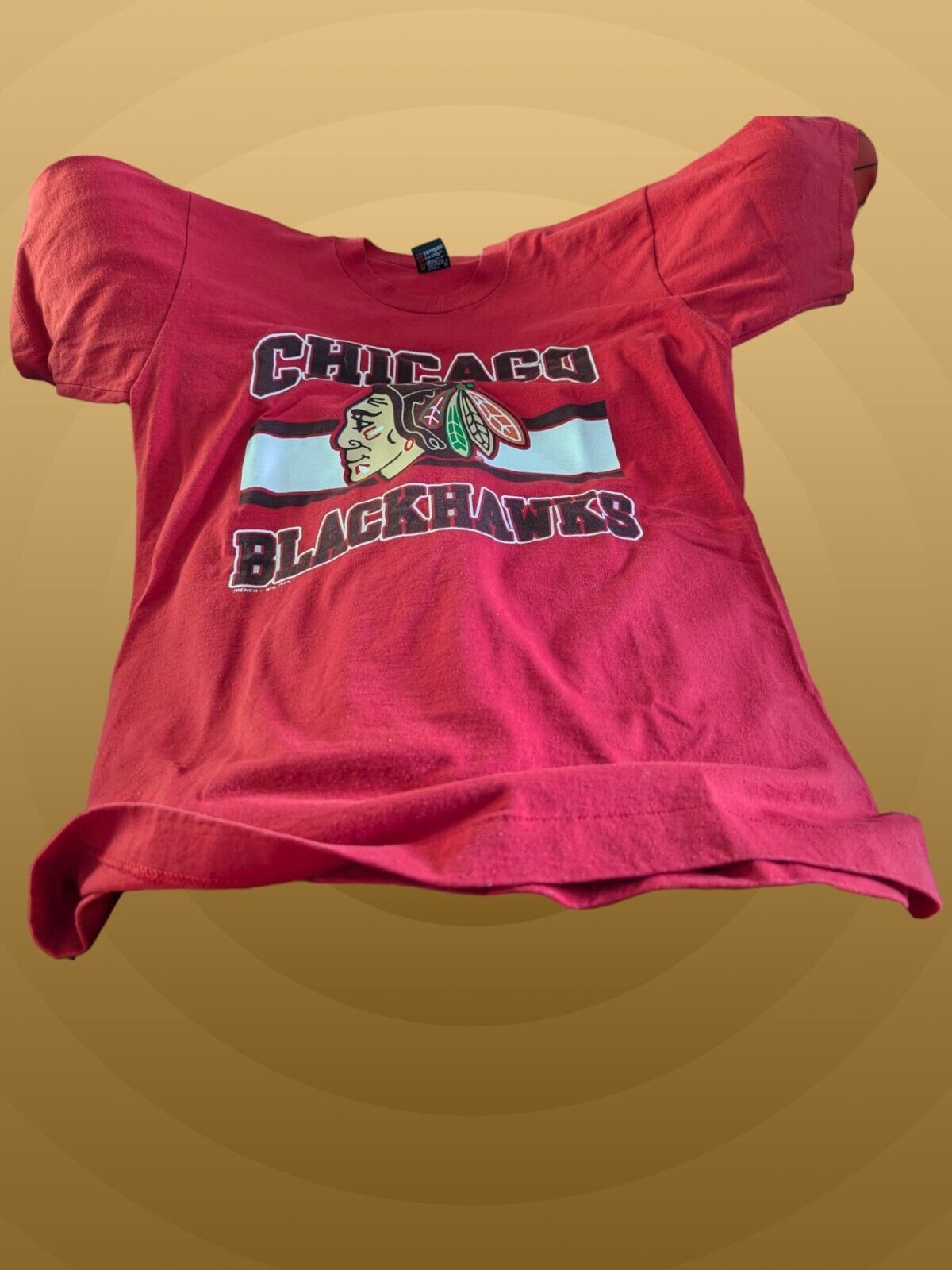 Other Vtg 80s Chicago Blackhawks T-Shirt Single Stitch L Cotton Size US L / EU 52-54 / 3 - 1 Thumbnail