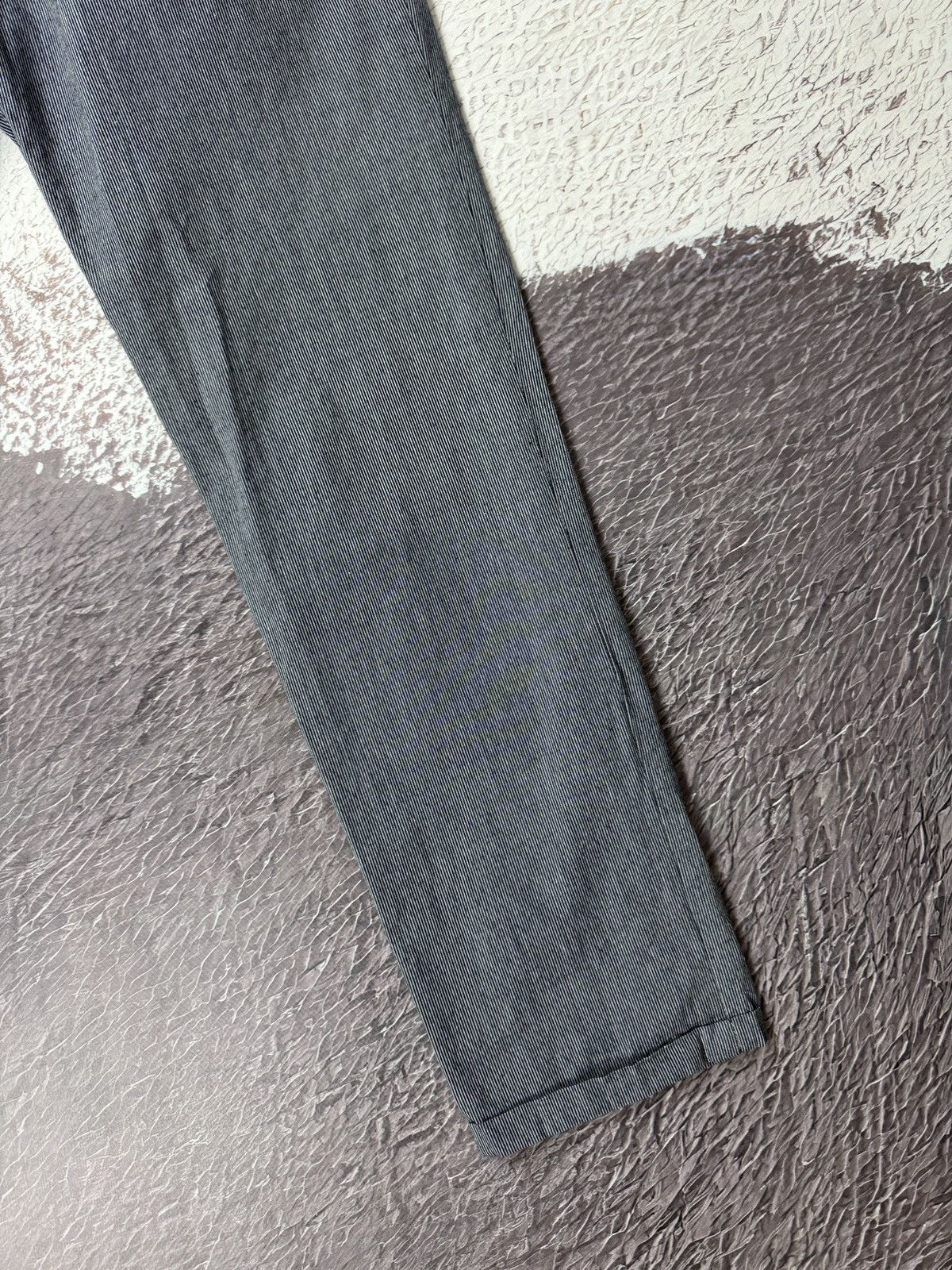 Officina36 Officina 36 cotton striped grey cropped chino pants Size US 30 / EU 46 - 5 Thumbnail