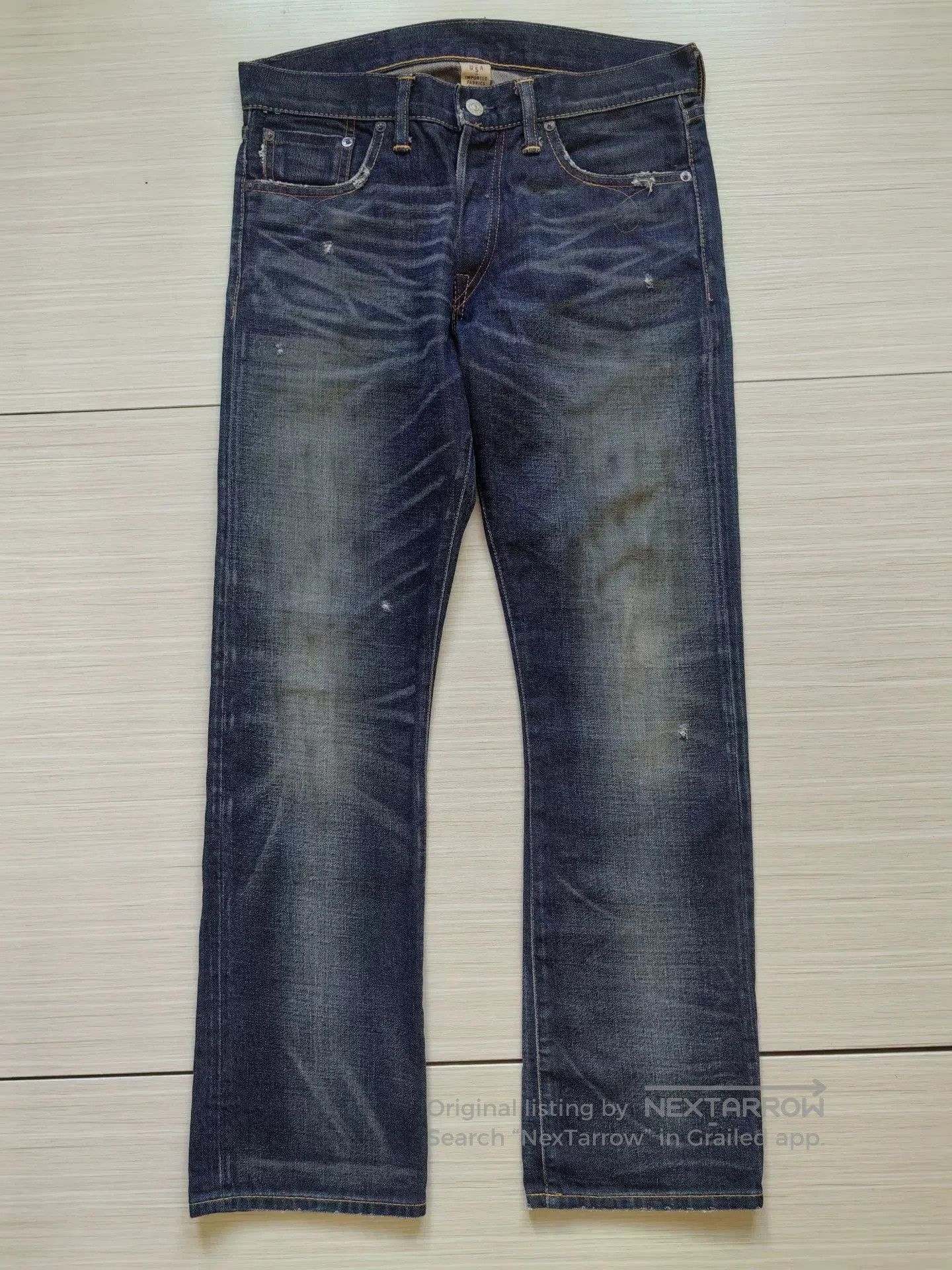 RRL Ralph Lauren Early RRL Slim Bootcut Jeans. Size US 30 / EU 46 - 1 Thumbnail
