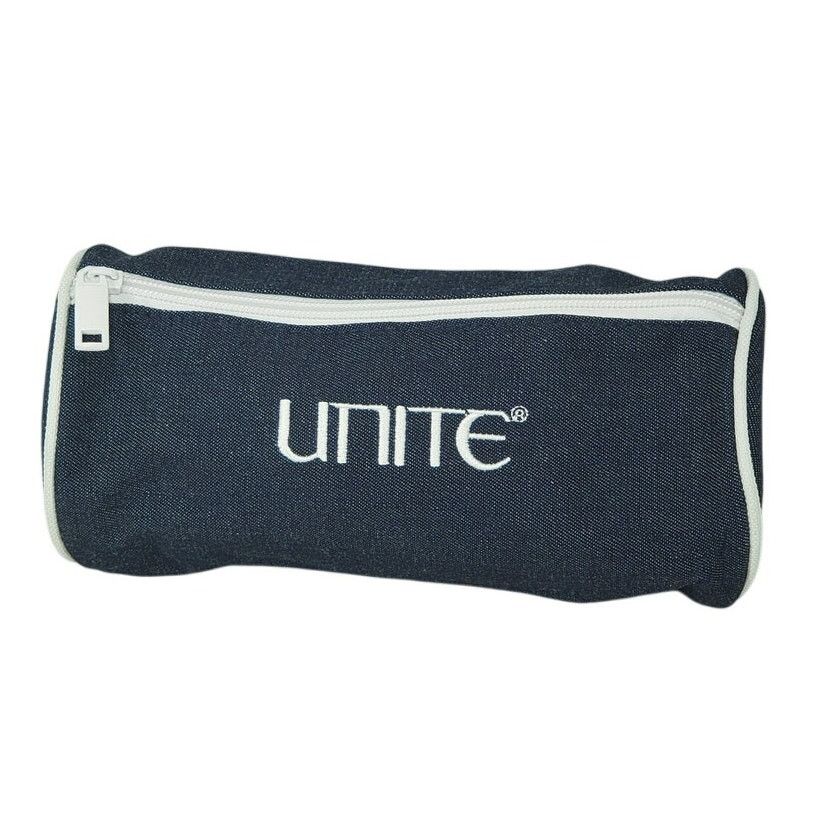 Other Unite Denim Barrel Cosmetic Bag Blue Zip Travel Case 8 Inch Size ONE SIZE - 2 Thumbnail