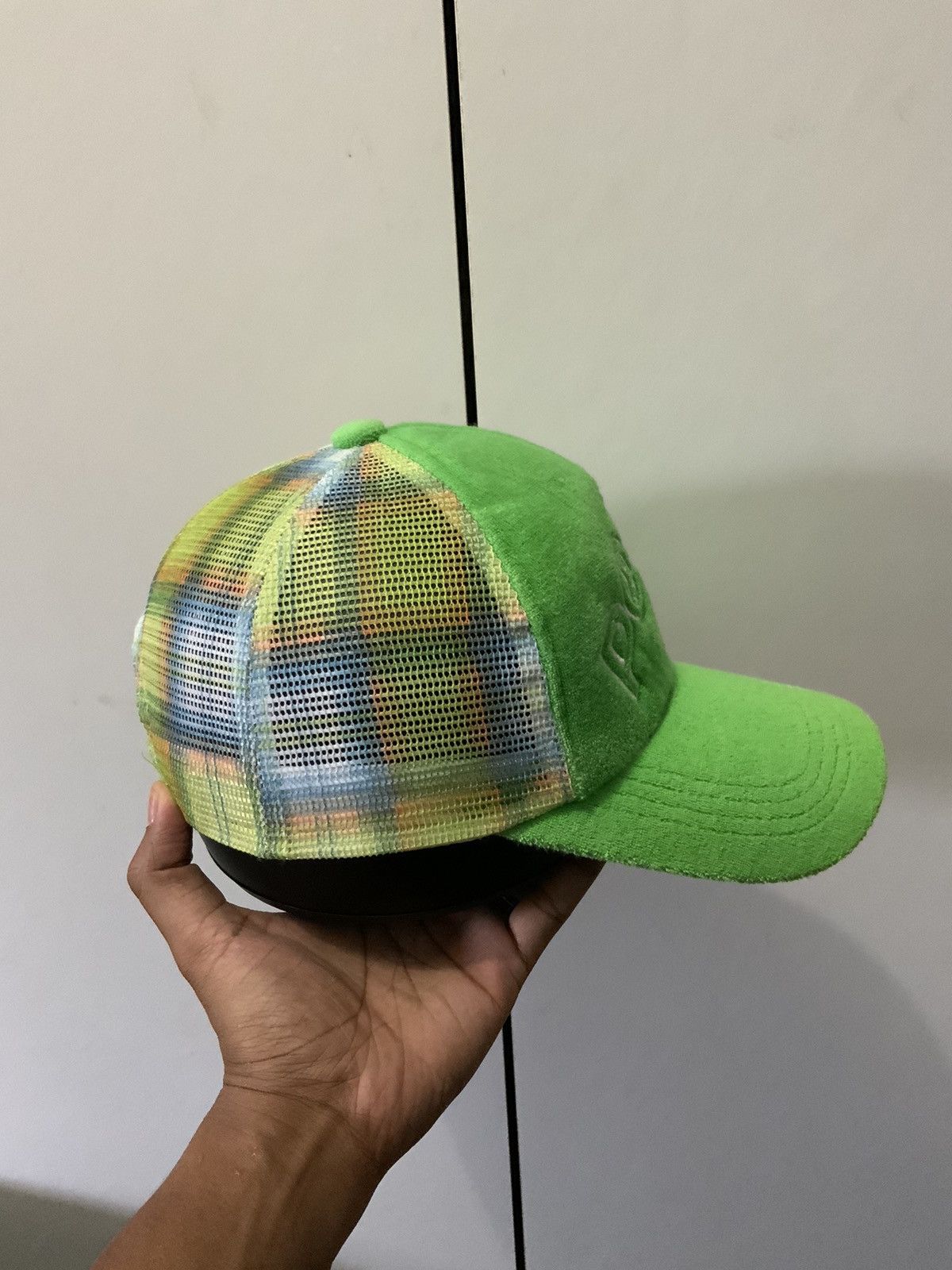 Japanese Brand Peace Mohair Fur Rainbow Trucker Hat Cap Size ONE SIZE - 5 Thumbnail