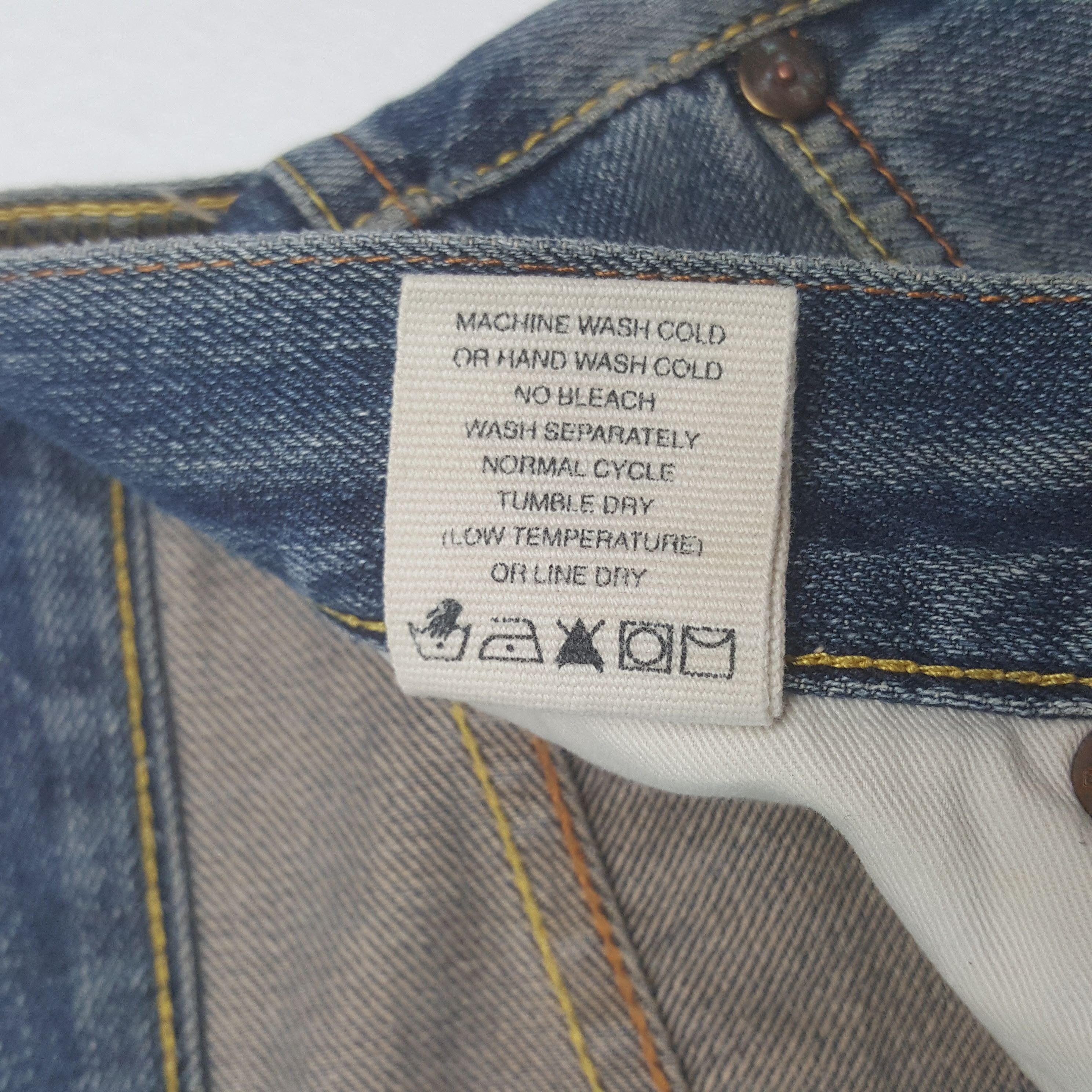 Evisu Vintage Evisu Japan Custom Daicock Art Denim Jeans Size US 26 / EU 42 - 15 Thumbnail
