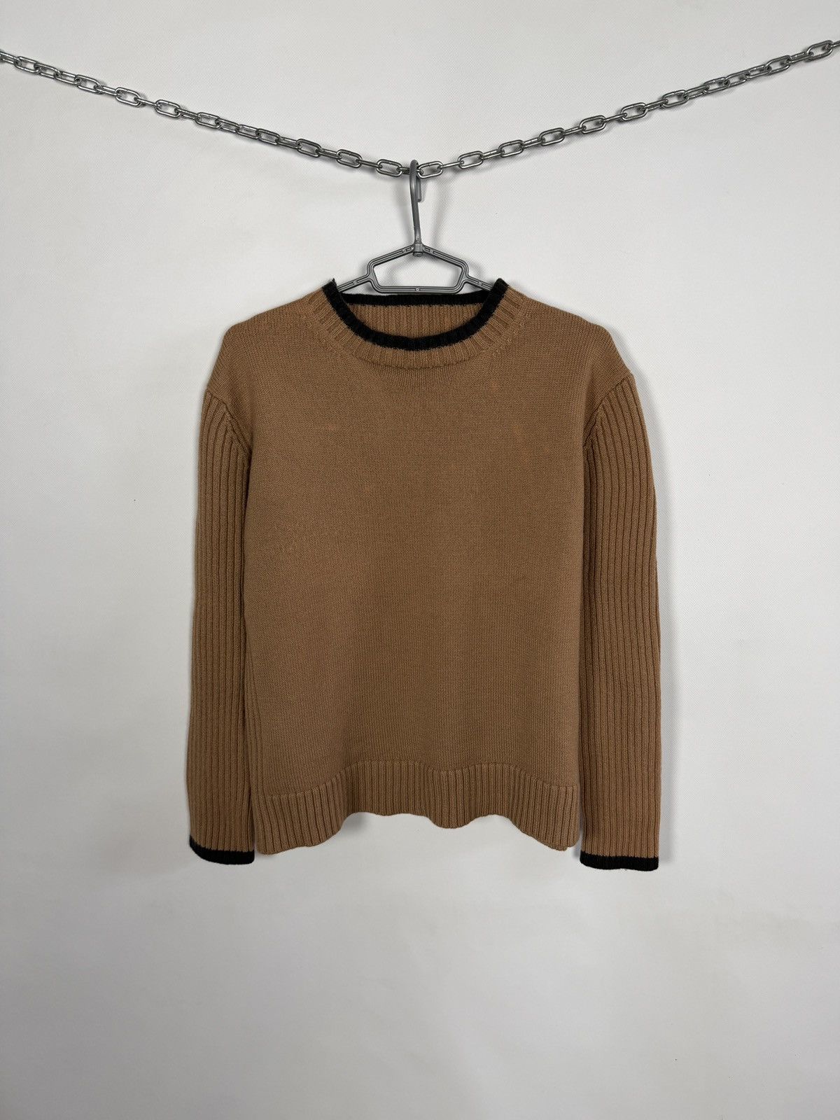 Versace Jeans Couture Versace Jeans Couture Crewneck Wool Sweater Italy Size M Size US M / EU 48-50 / 2 - 1 Thumbnail