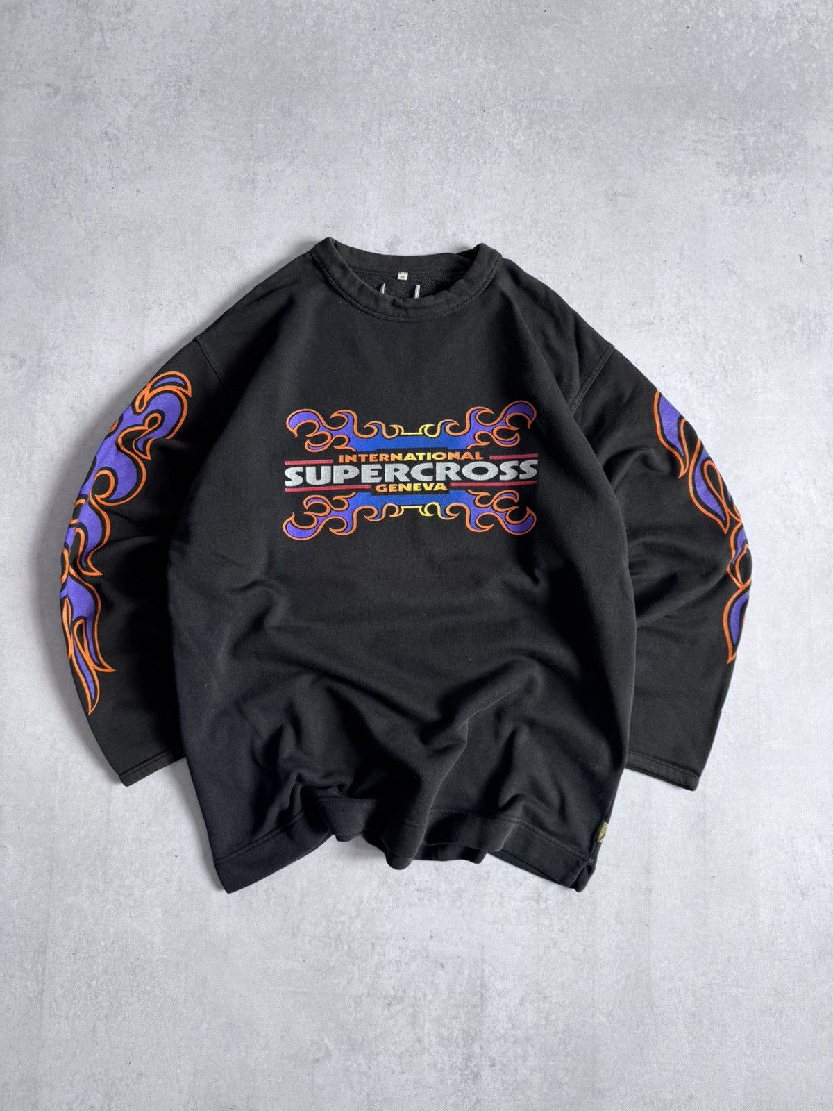 Other Vintage 94’s International Supercross Geneva Moto Sweatshirt Size US M / EU 48-50 / 2 - 1 Thumbnail