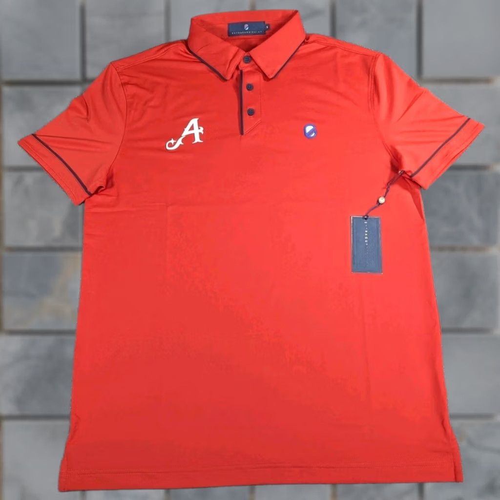 Vintage GC Tie Mens S Red NEW Extracurricular Golf Polo Four Aces Logo Size Activities NWT Size US S / EU 44-46 / 1 - 1 Thumbnail