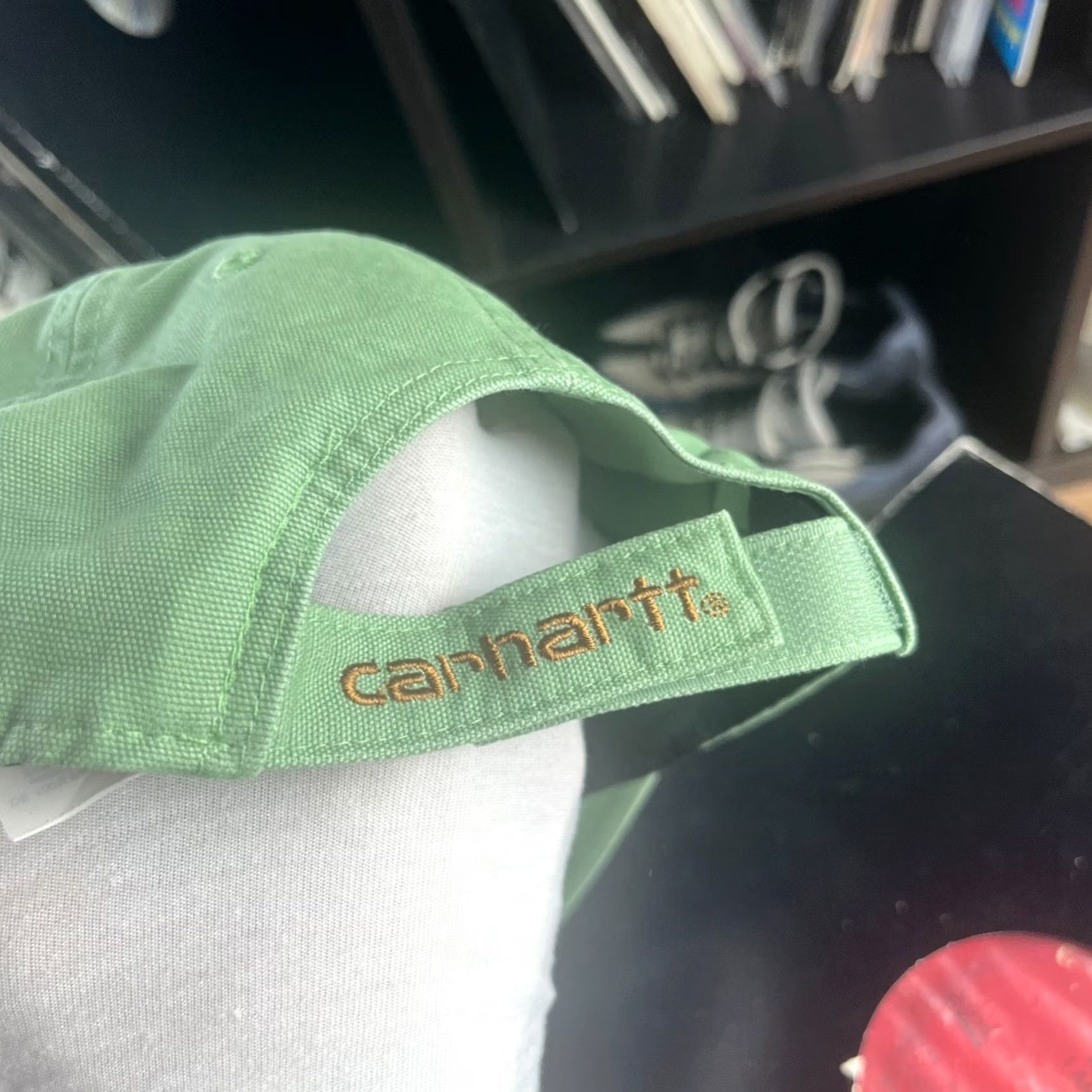 Carhartt Carhartt Patch Logo Strapback Hat Green Size ONE SIZE - 3 Thumbnail