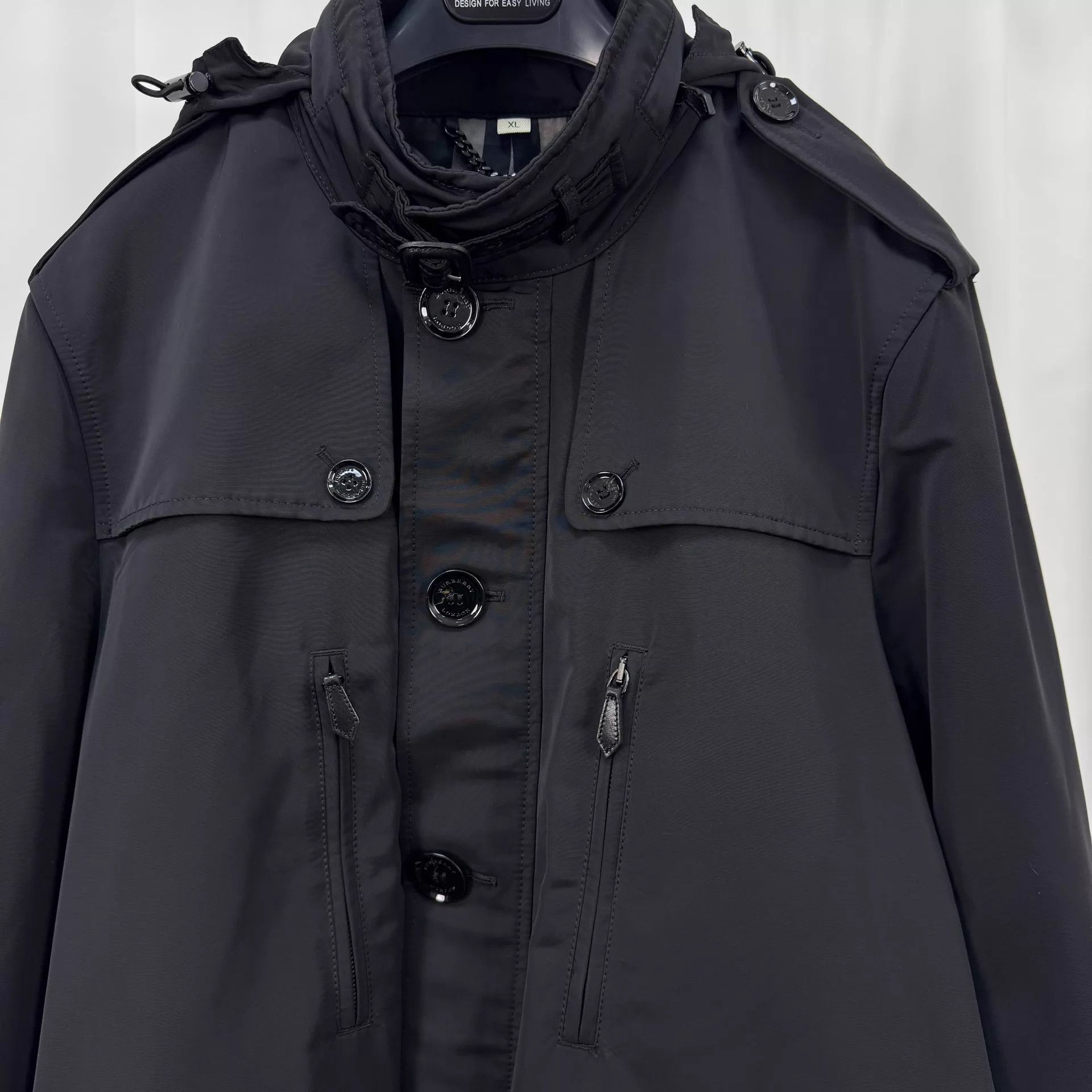 Burberry Burberry Black Check Lining Trench Coat XL 99 New Size US XL / EU 56 / 4 - 3 Thumbnail