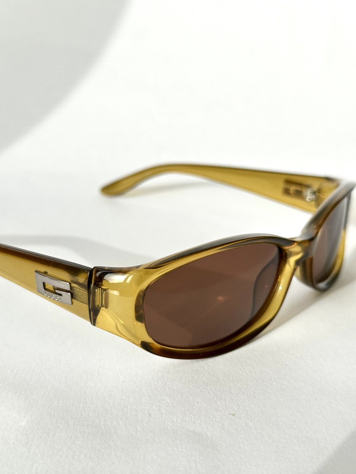 image of Gucci Vintage Sunglasses 2456 in Yellow, Men's