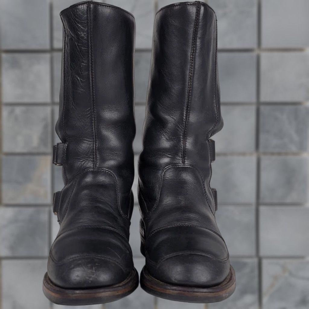 Chippewa Men's Chippewa Odessa Rally Black Leather Motorcycle Riding Boots 27862 8.5 EE Size US 9 / EU 42 - 1 Thumbnail