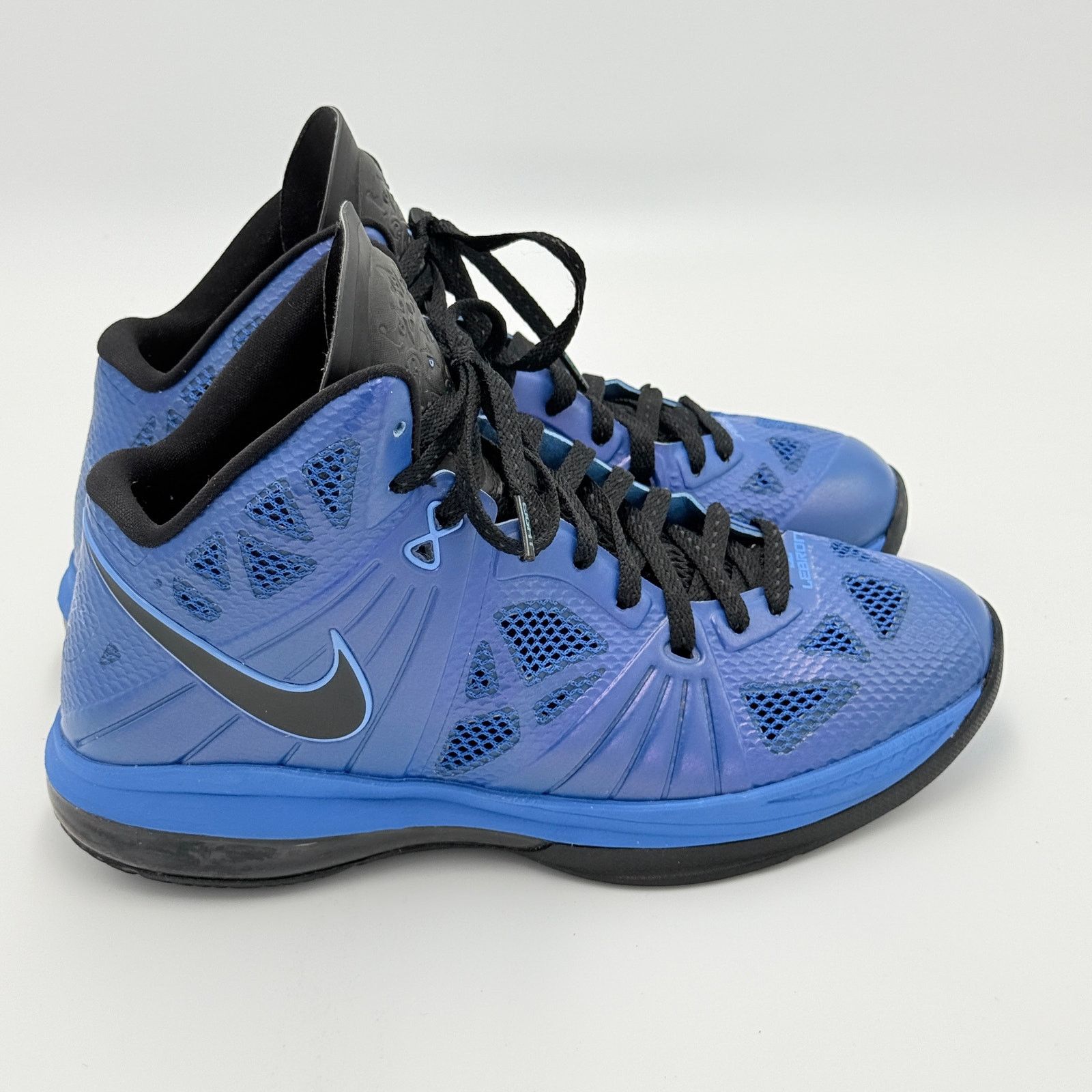 Nike Nike LeBron 8 V/2 Treasure Blue White Black Size US 9 / EU 42 - 7 Thumbnail