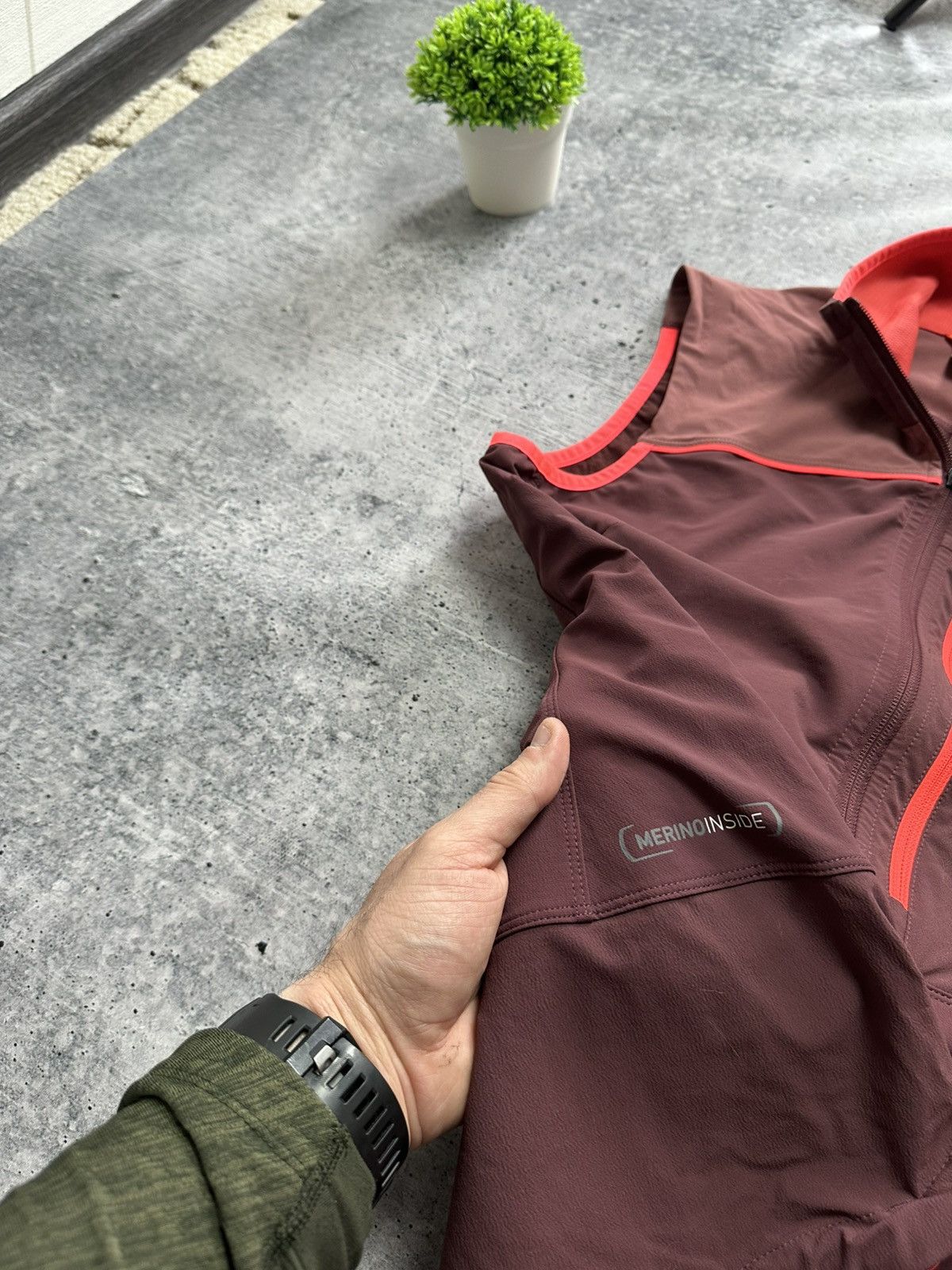 ORTOVOX Ortovox Merino Inside Outdoor Hiking Mountain Vest Size L / US 10 / IT 46 - 6 Thumbnail