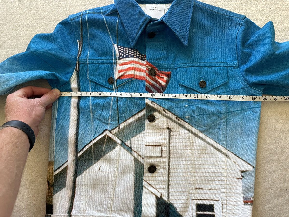 Calvin Klein 205W39NYC FW18 Calvin Klein 205w39nyc est 1975 USA Flag denim jacket Size US S / EU 44-46 / 1 - 6 Thumbnail