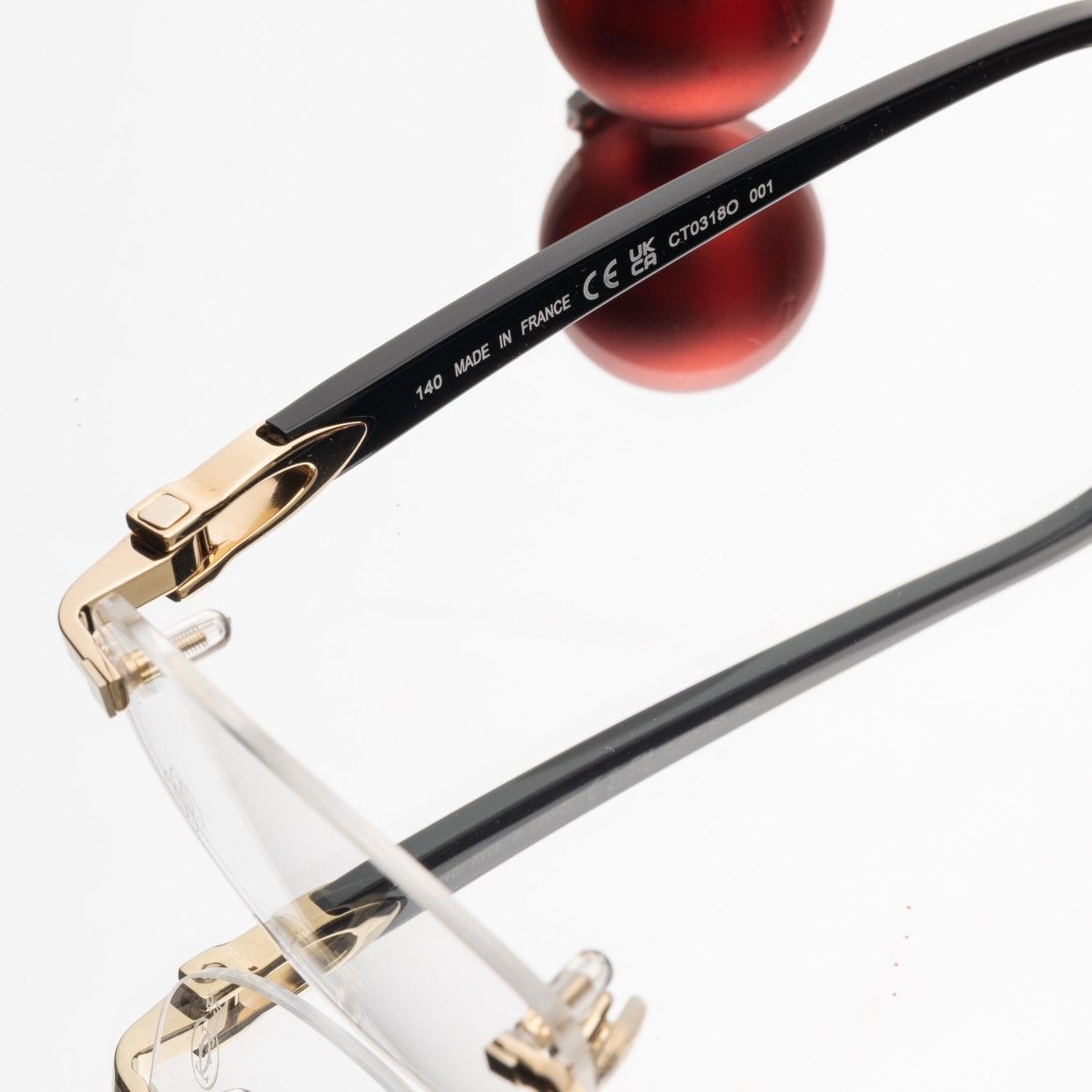 Cartier CARTIER CT0318O 001 GLASSES Size ONE SIZE - 4 Thumbnail
