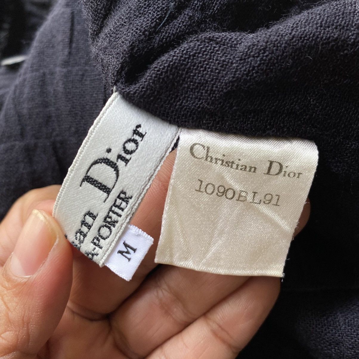 Dior Christian Dior Purple Ruched Button-Up Blouse Size M / US 6-8 / IT 42-44 - 11 Thumbnail