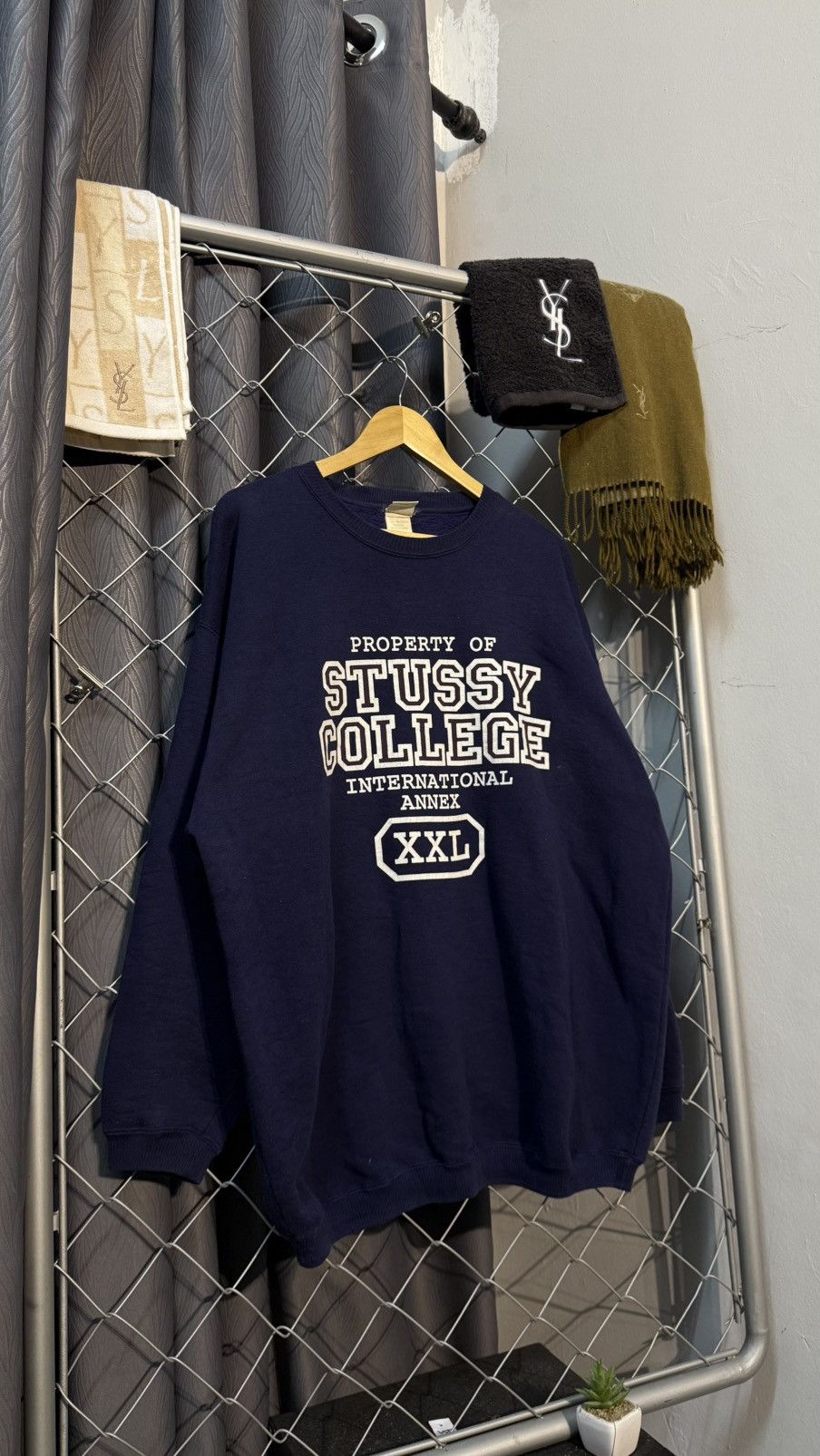 Stussy VINTAGE STUSSY COLLEGE SWEATSHIRT Size US L / EU 52-54 / 3 - 1 Thumbnail