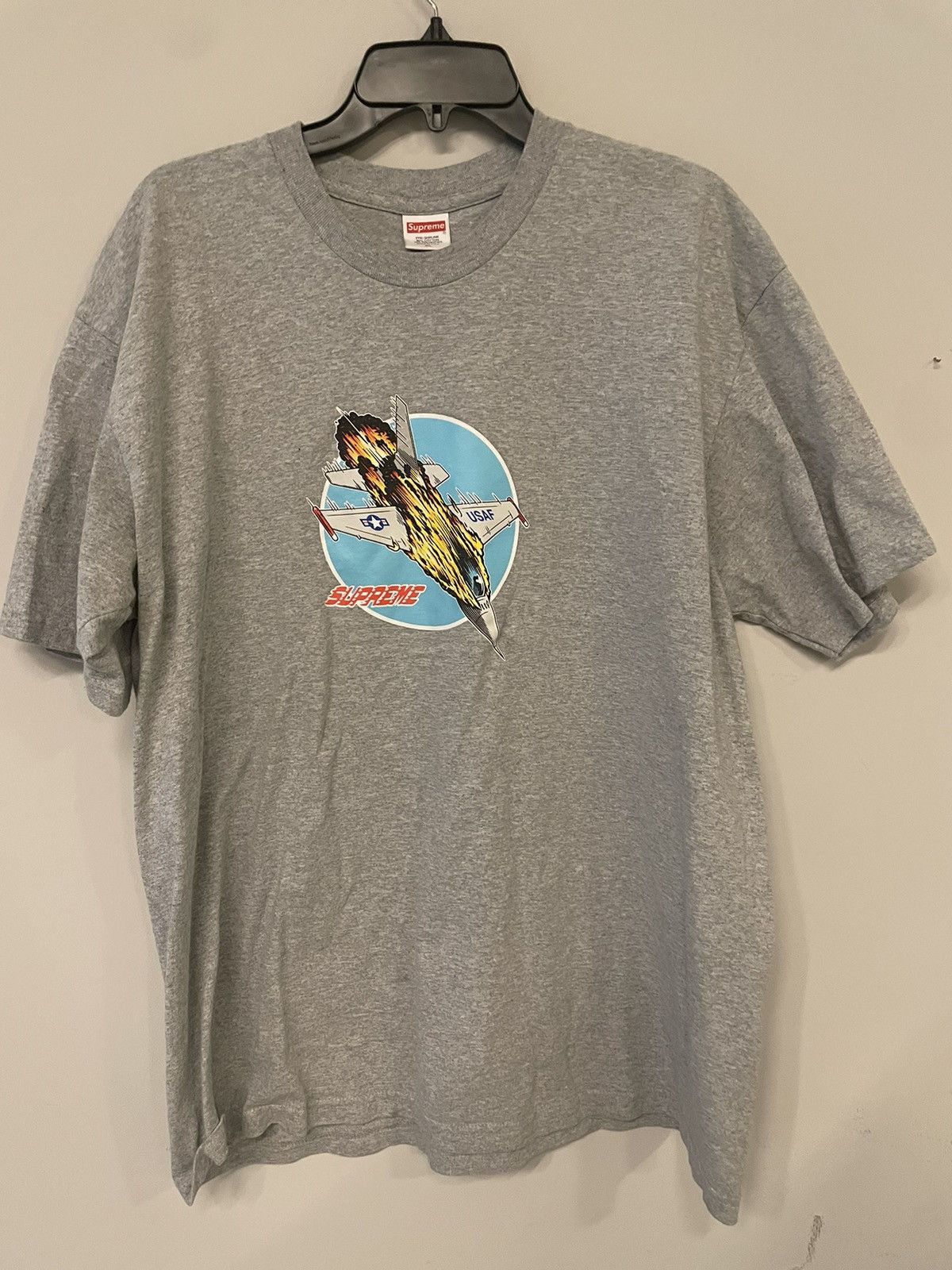 Supreme SUPEREME USAF Fighter Jet T-Shirt | Grailed
