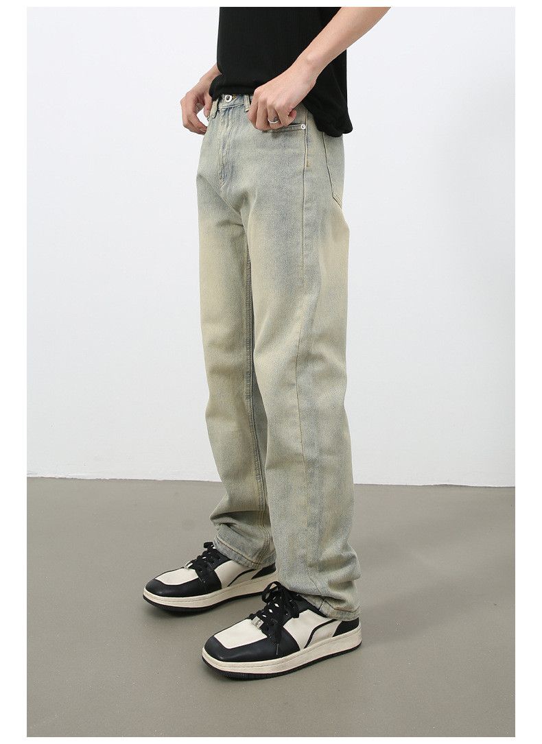 Japanese Brand × Jean Japanese retro distressed washed straight jeans Size US 32 / EU 48 - 4 Thumbnail