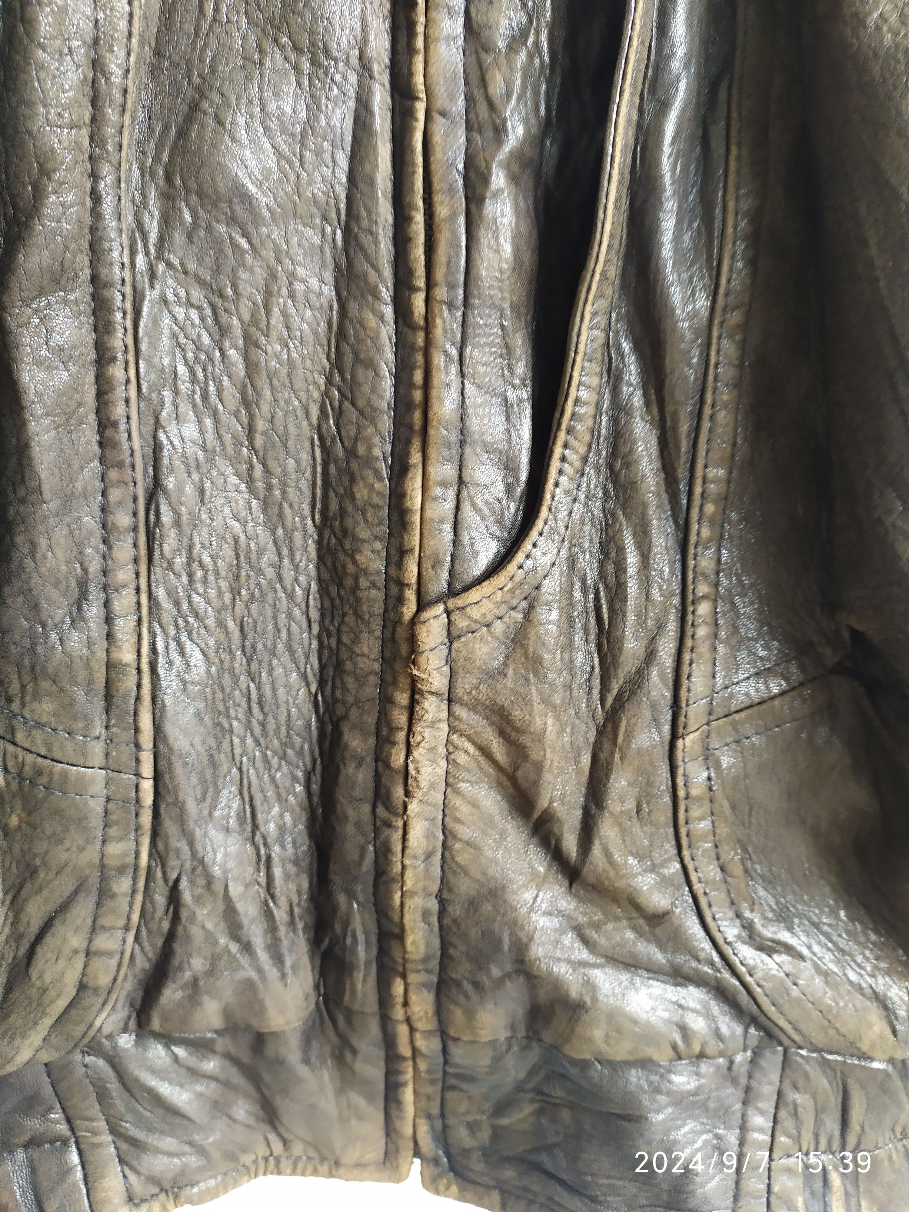 Vintage Vintage Robert Comstock Bikers Leather Jacket Size US L / EU 52-54 / 3 - 11 Thumbnail