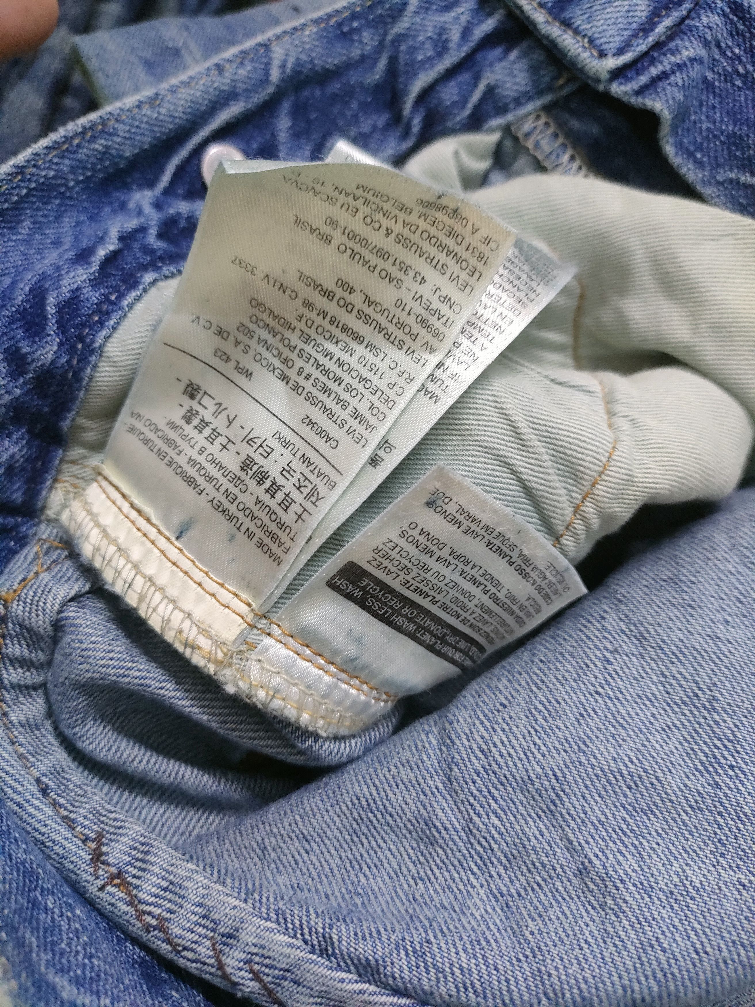 Levi's Vintage Clothing Levi's Patch Bovine Leather Patchwork Selvedge Jeans Size US 29 - 5 Thumbnail