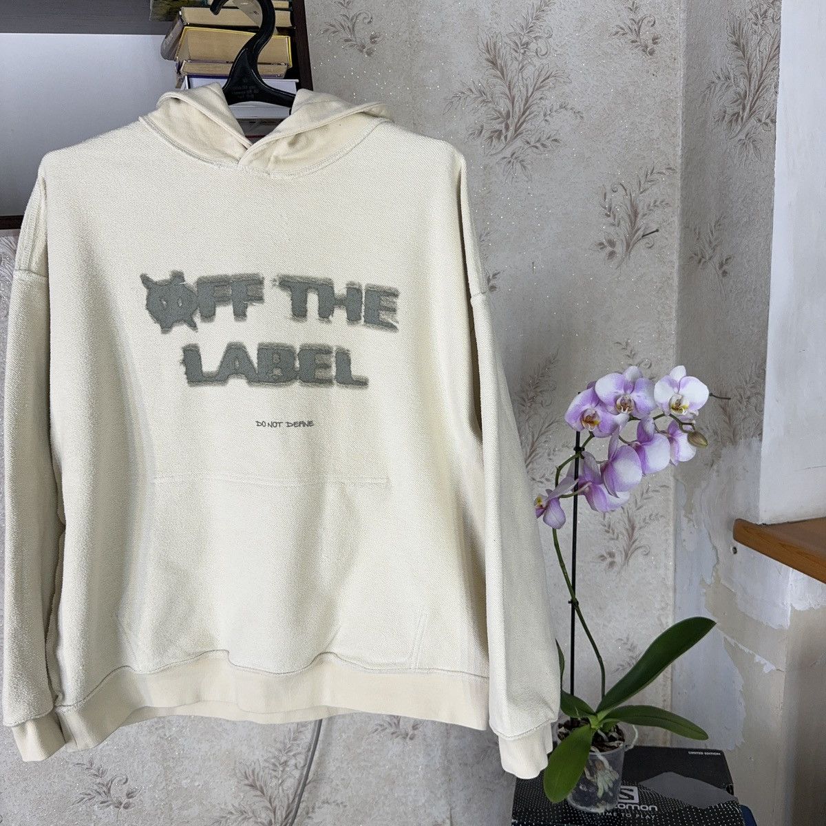 Spyder Off the Label Hoodie Reversible Boxy Fit Beige Streetwear XL Size US XL / EU 56 / 4 - 11 Thumbnail