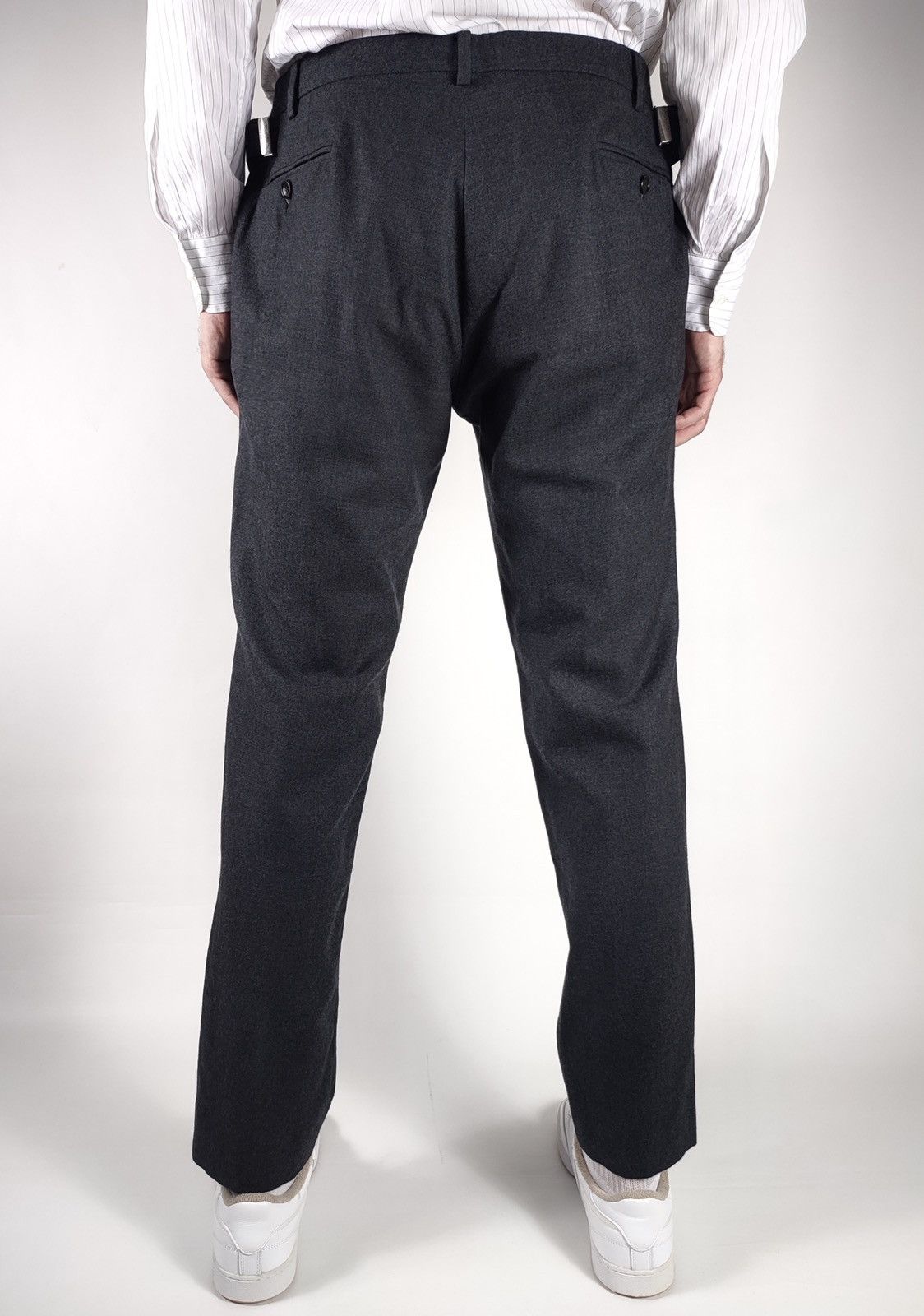 Gucci 00s Archive Gucci Slim Fit Wool Trousers Tom Ford Size US 35 - 6 Thumbnail