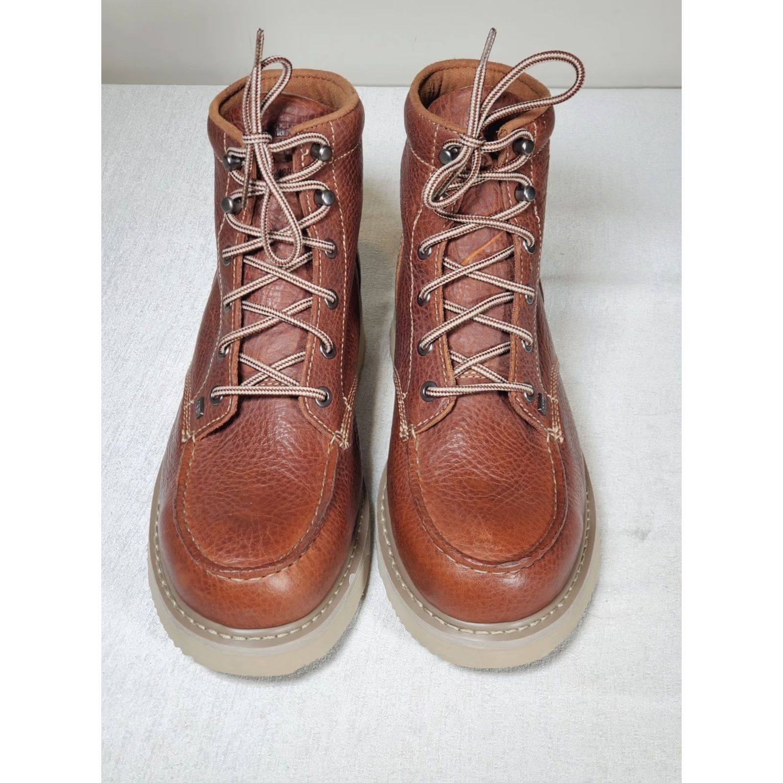 Timberland Timberland PRO Barstow 6" Moc Soft-Toe Wedge Work Boots Brown Leather Men's US 11 M Size US 11 / EU 44 - 6 Thumbnail