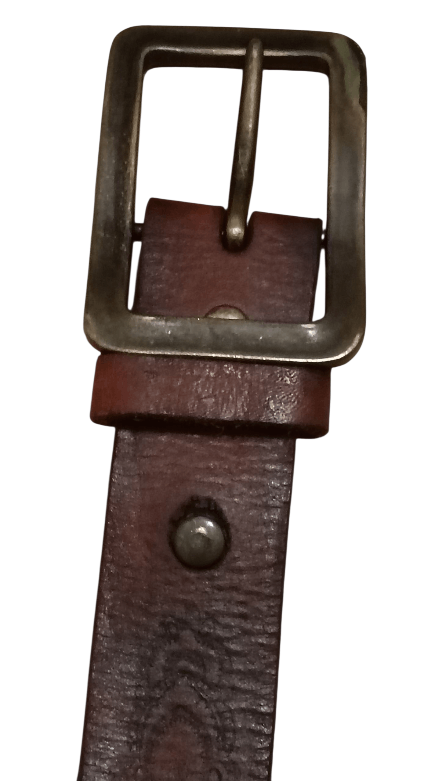 Japanese Brand LEATHER ISLAND DESIGN BY BILL LAVIN WESTERNER ENGRAVED BELT Size 32 - 2 Thumbnail