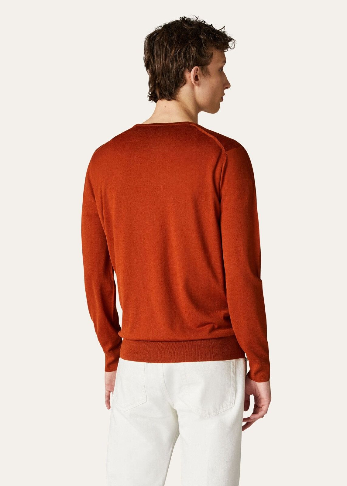 Loro Piana o1srvl11e1224 Girocollo T-Shirt in Orange Size US S / EU 44-46 / 1 - 2 Thumbnail