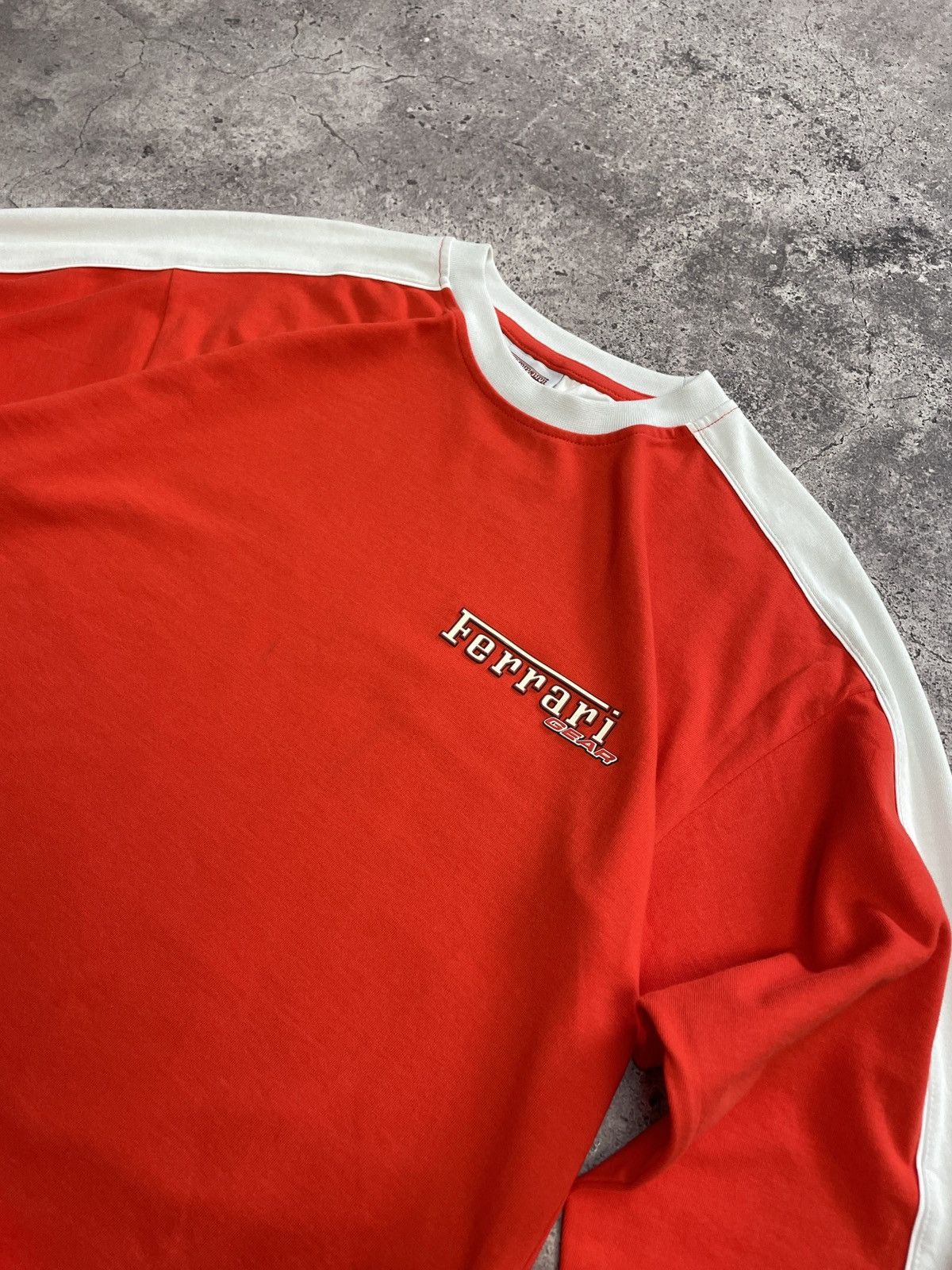 Ferrari Vintage Ferrari Racing Red Rugby Sweatshirt Formula Uno Size US M / EU 48-50 / 2 - 6 Thumbnail