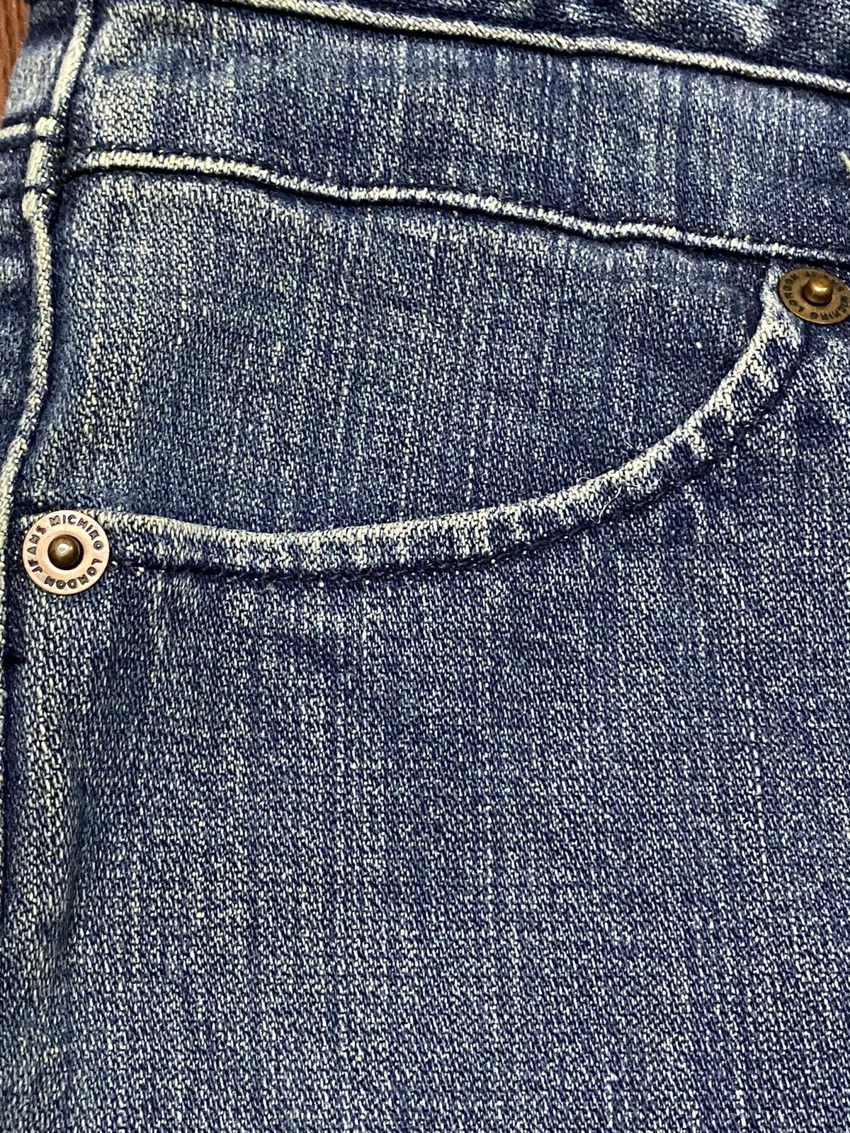Michiko Koshino London Vintage Japanese Brands Blue Wash Flare Style Jeans Size 26" / US 2 / IT 38 - 8 Thumbnail