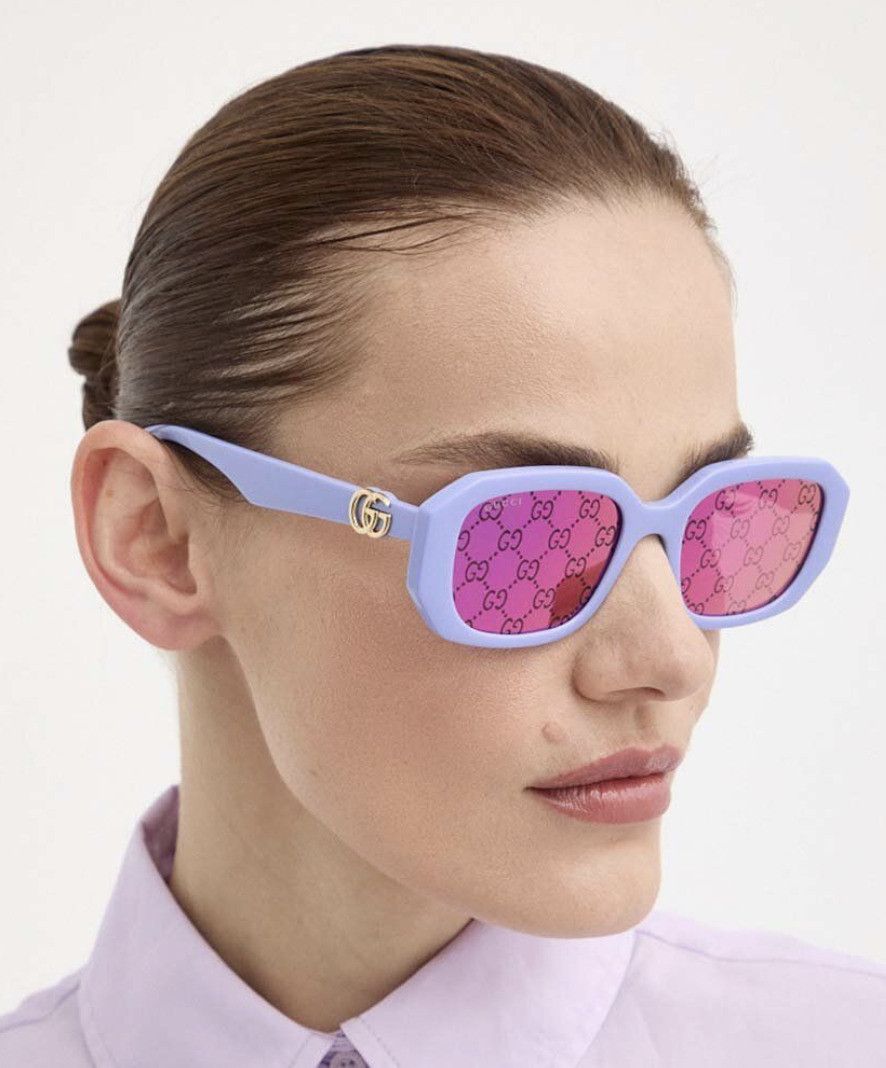 Gucci NEW GUCCI GG1535S-004 Violet Size ONE SIZE - 5 Thumbnail