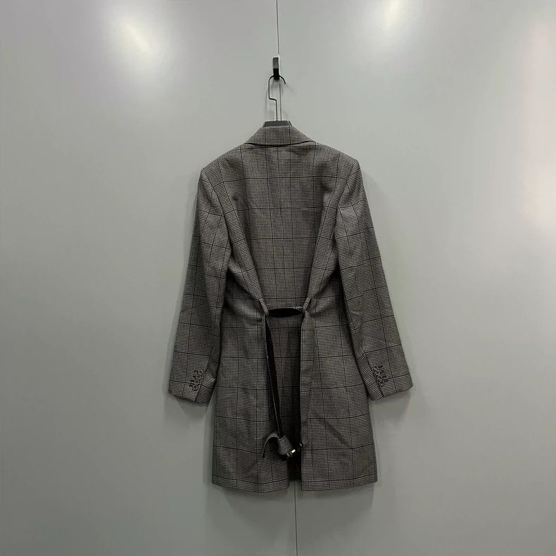 Dior Dior Thousand-bird checkered coat 2502-Nextarrow Size US M / EU 48-50 / 2 - 2 Thumbnail
