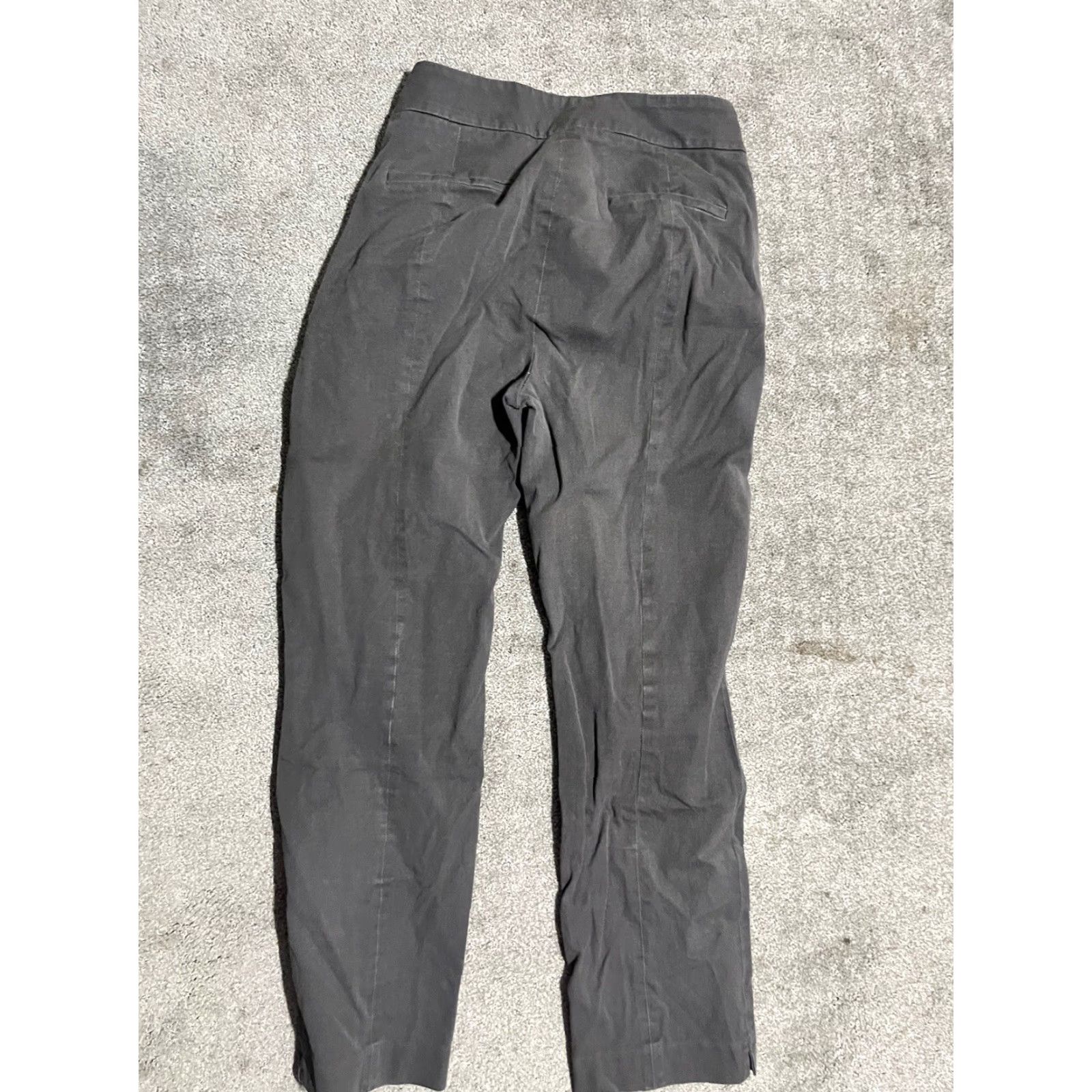 J.Crew J. Crew Factory Jamie Pants Elastic Waist Gray Tapered Leg Ankle 6 Tall Womens Dress Pants Size 28" / US 6 / IT 42 - 3 Thumbnail