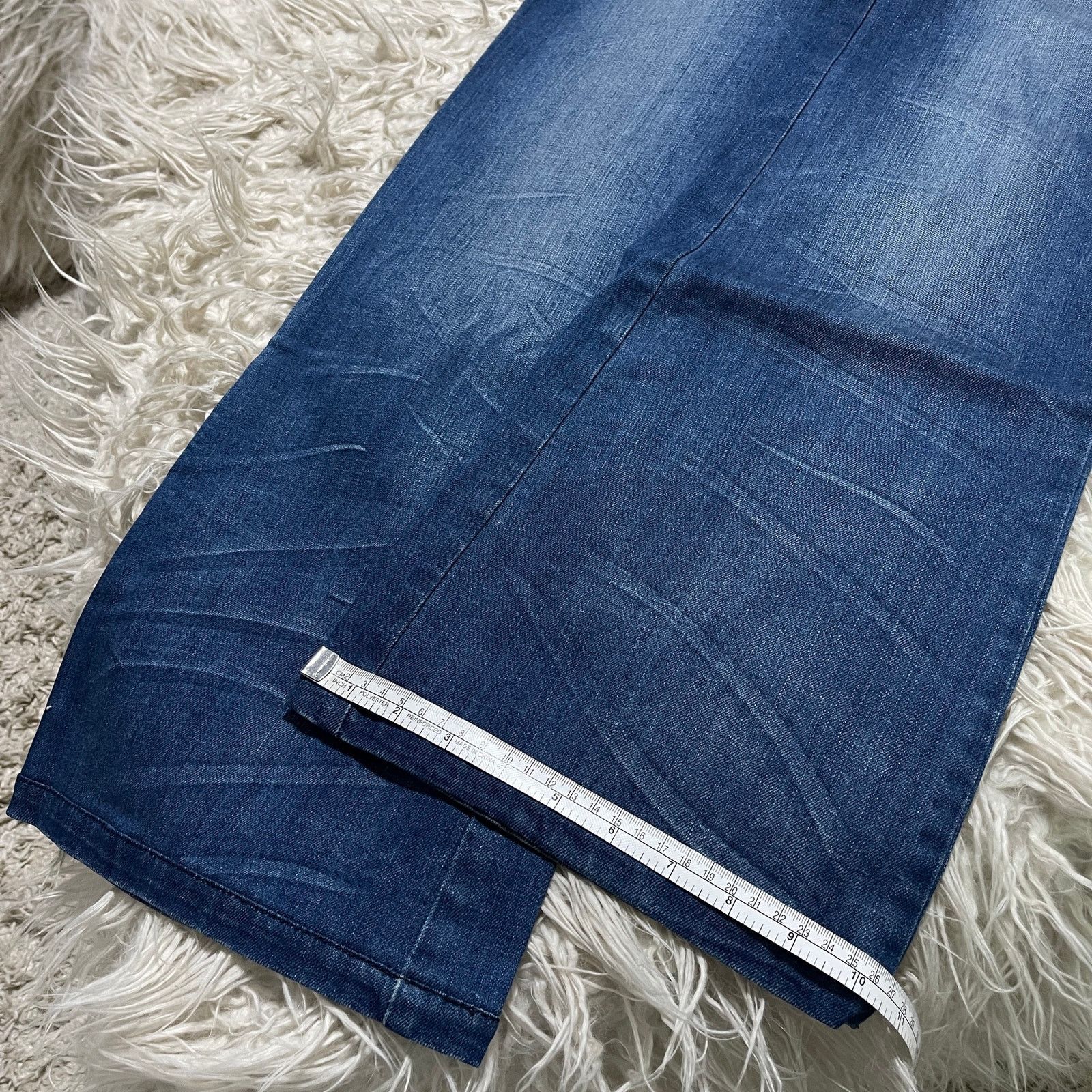 Hysteric Glamour × Japanese Brand × Vintage Vintage Japanese Brand Faded Low-rise Bootcut Denim Jeans Size US 30 / EU 46 - 19 Thumbnail