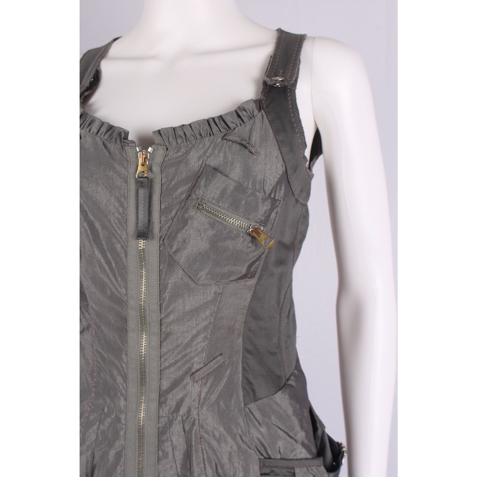 Marithe + Francois Girbaud Marithé François Girbaud Technical Bustier Dress Size XS / US 0-2 / IT 36-38 - 8 Thumbnail