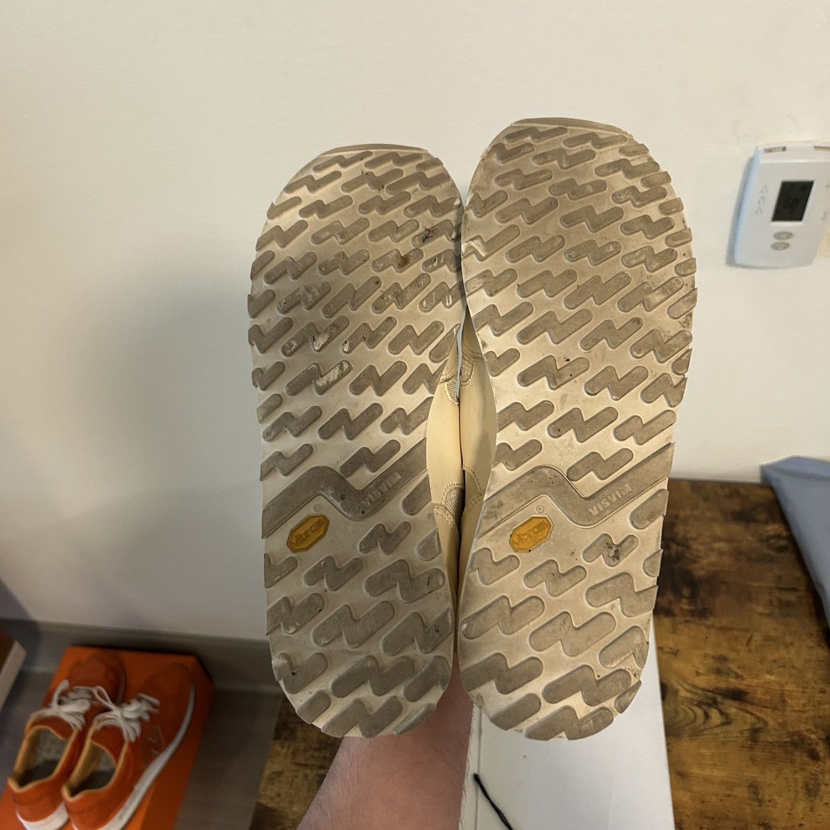 Visvim SS19 Visvim Roland Jogger Grey / Cream Size US 12 / EU 45 - 4 Thumbnail