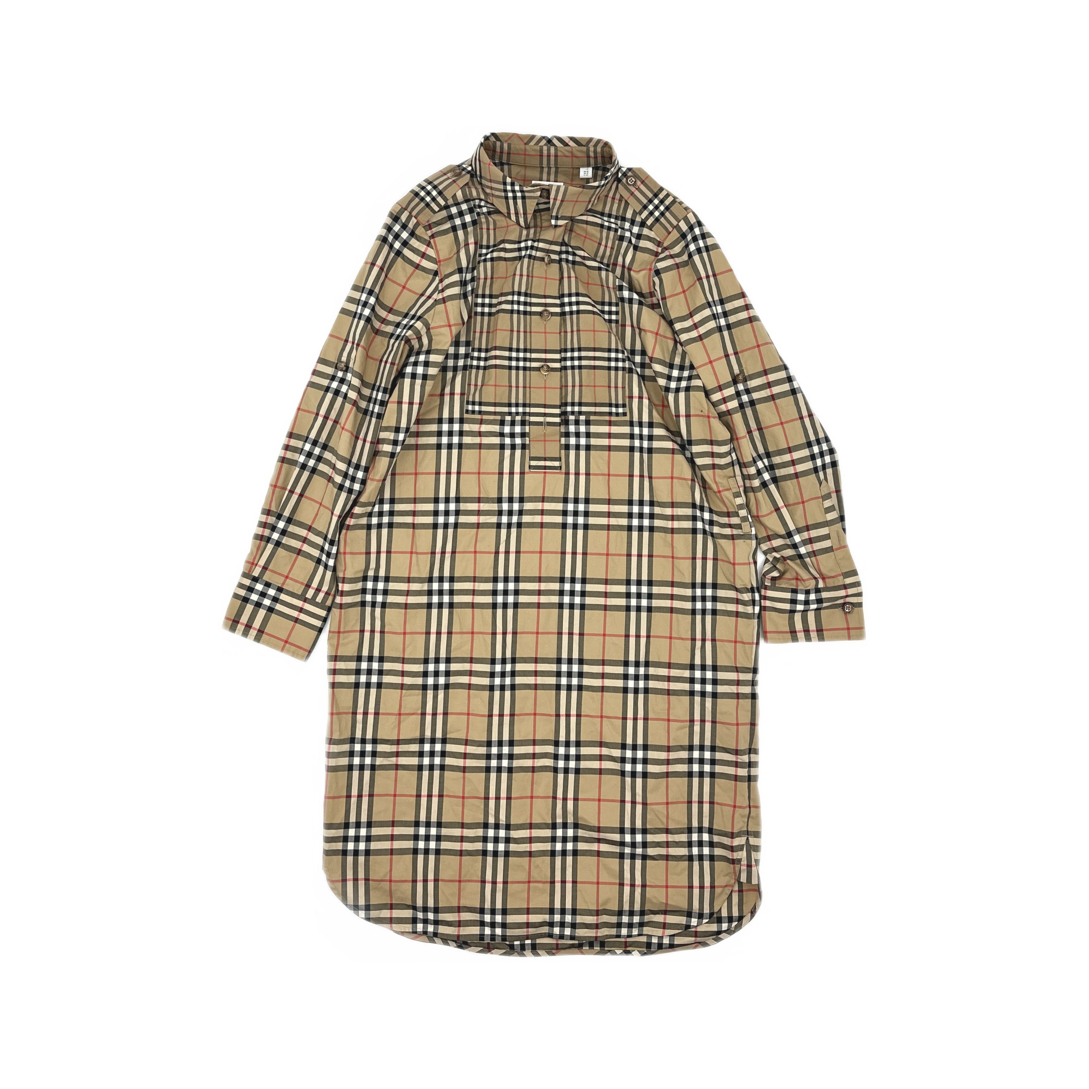 Burberry Burberry Check Belted Shirt Dress Size 12 Size M / US 6-8 / IT 42-44 - 1 Thumbnail