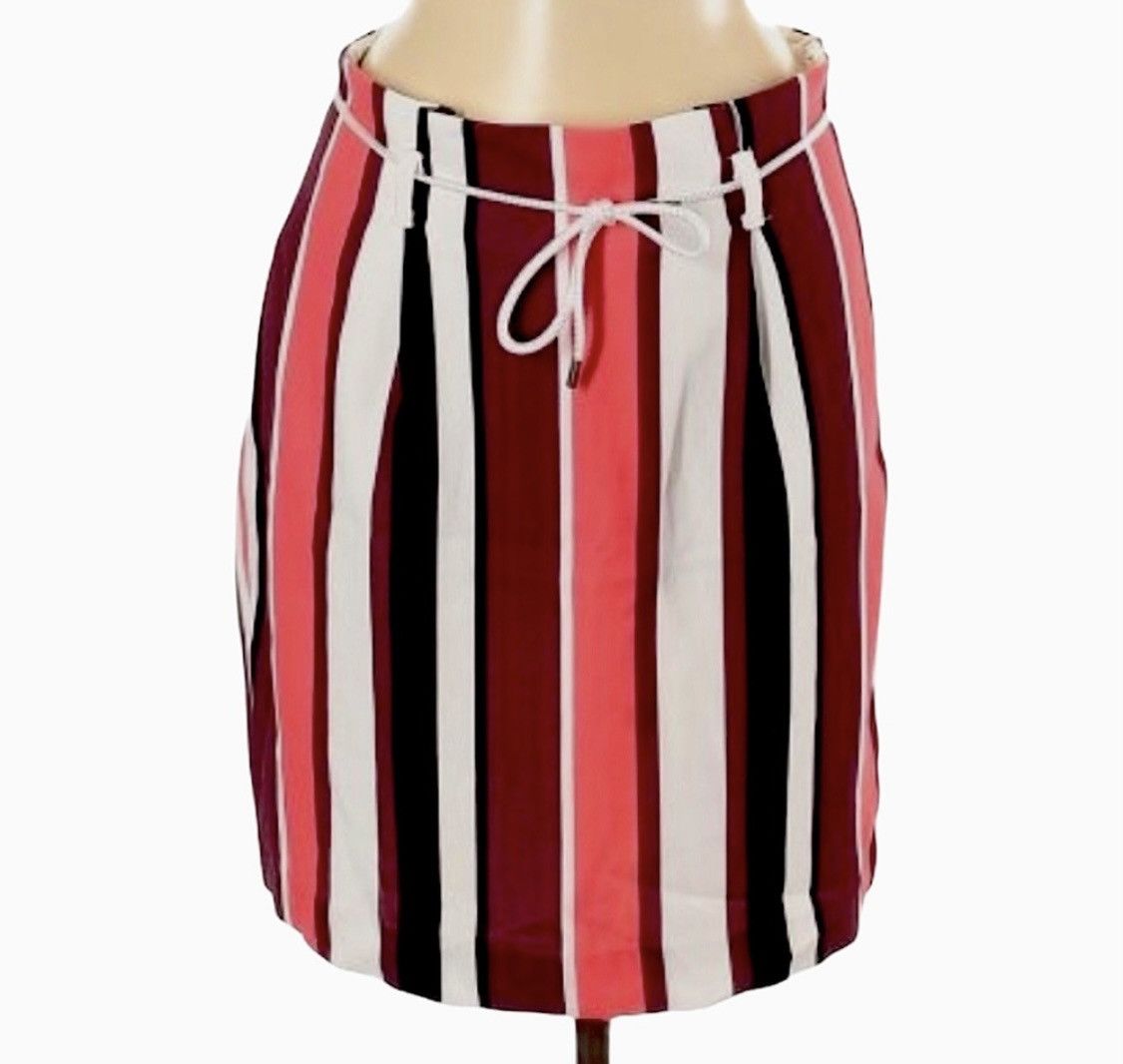 Express EXPRESS STRIPED MINI SKIRT Size 30" / US 8 / IT 44 - 2 Thumbnail