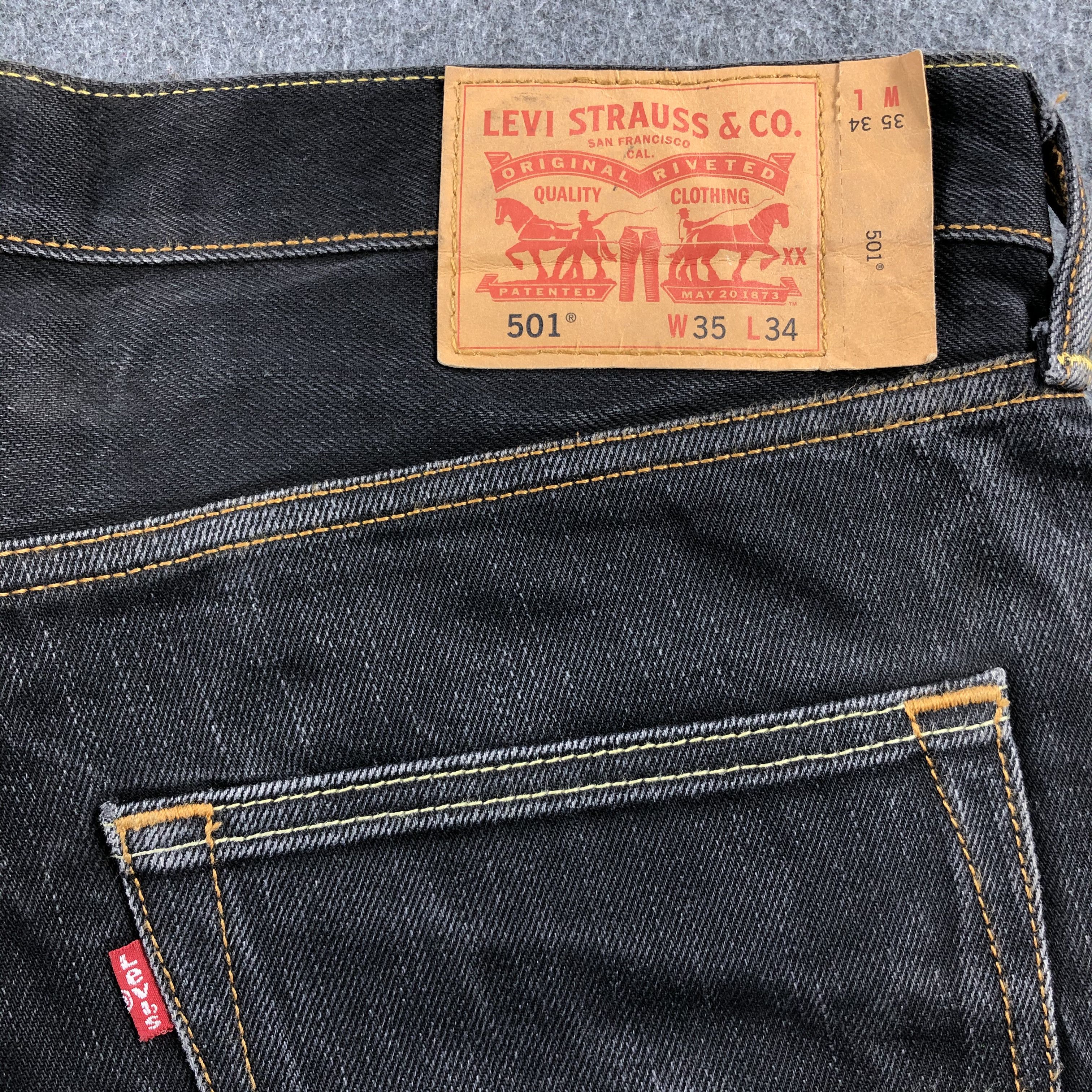 Levi's Vintage Levis 501 Earth Tone Jeans-J1445 Size US 38 / EU 54 - 5 Thumbnail