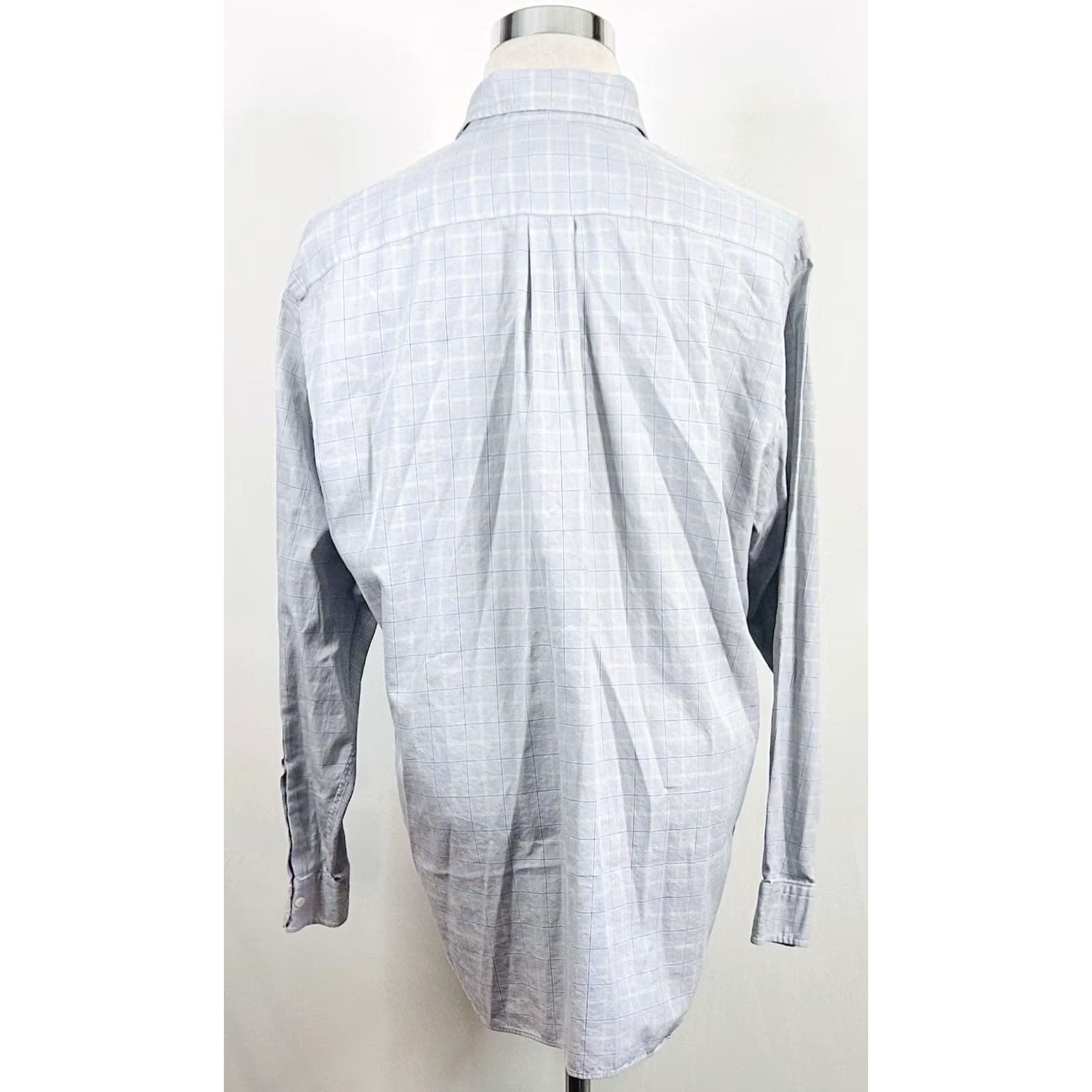 Brooks Brothers Brooks Brothers Country Club Button-Down Shirt Glen Plaid Gray Blue Cotton Large Multicolor Mens Regular Long Sleeve Collared Shirt Size US L / EU 52-54 / 3 - 5 Thumbnail