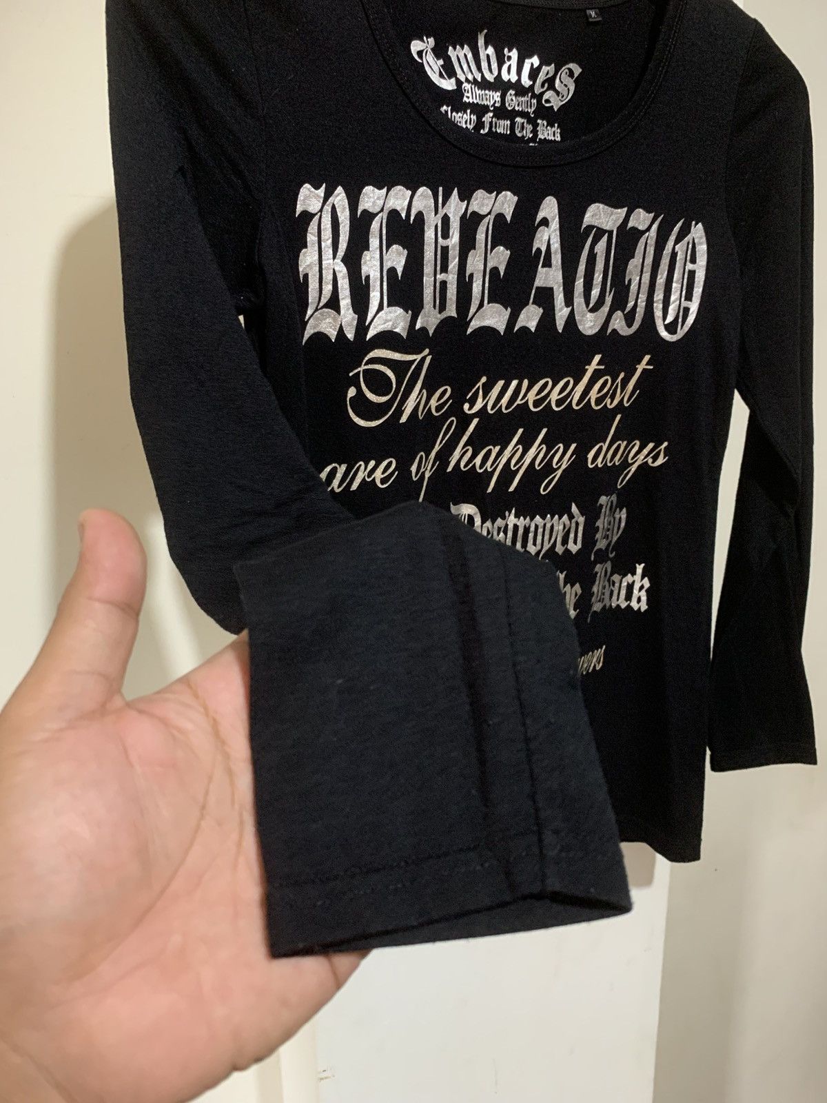 Hysteric Glamour × Mastermind Japan Japanese Embraces Poem Long Sleeve Tee Shirt Size US M / EU 48-50 / 2 - 2 Thumbnail