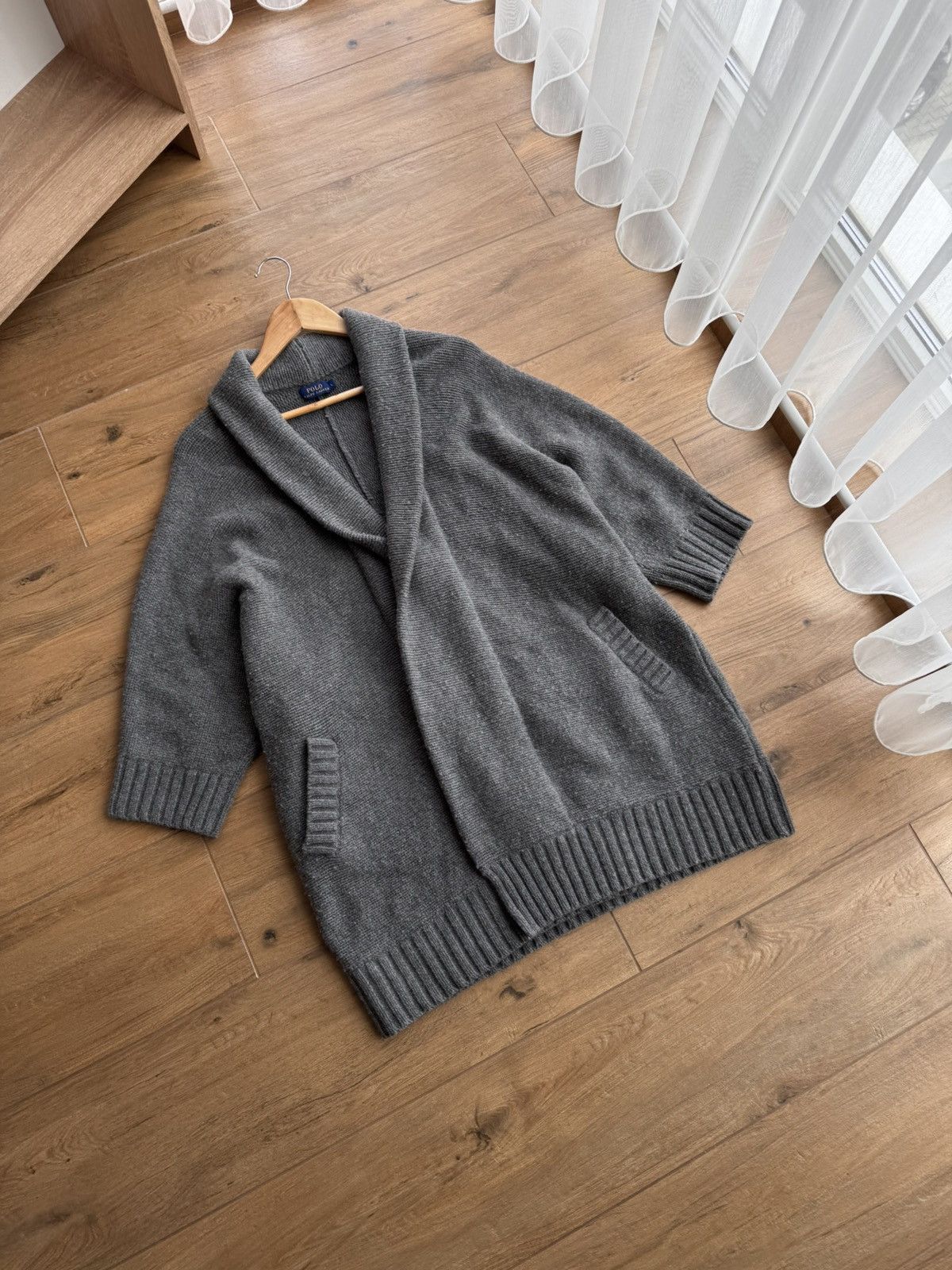 Polo Ralph Lauren × Vintage Vintage Polo Ralph Lauren Merino Wool Heavyweight Poncho Size US L / EU 52-54 / 3 - 9 Thumbnail