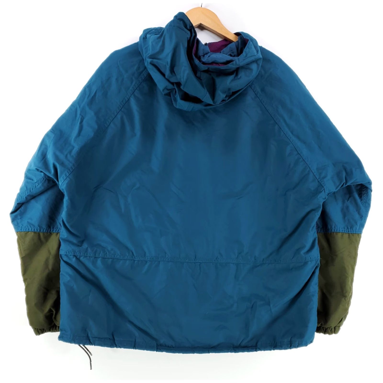 Vintage VINTAGE LL Bean Anorak Jacket Pullover Aztec Hooded Green Thinsulate Mens L Size US L / EU 52-54 / 3 - 7 Thumbnail