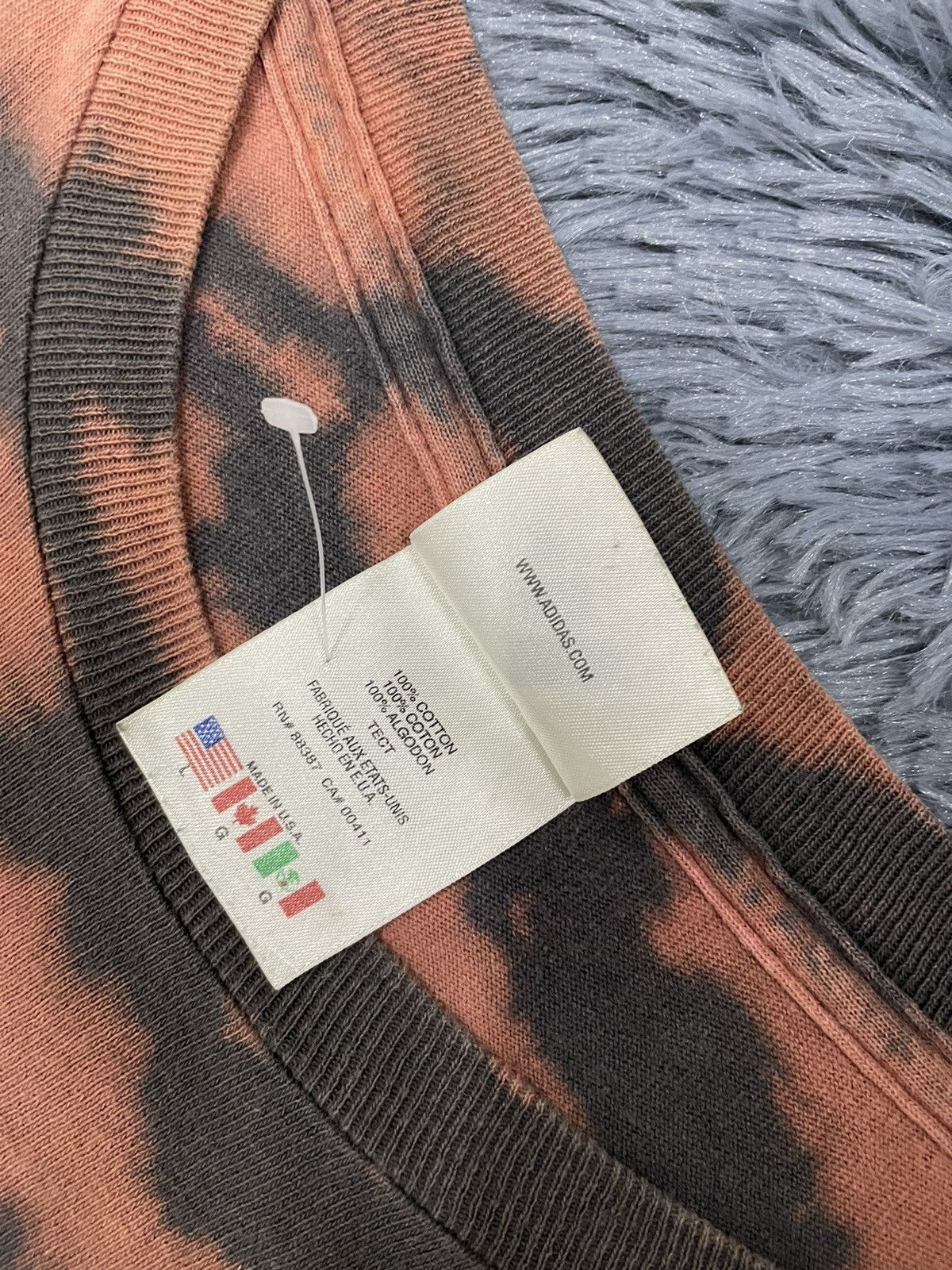 Adidas × Vintage 90s Adidas Join The Revolution Tie-Dye Tee Size US L / EU 52-54 / 3 - 6 Thumbnail
