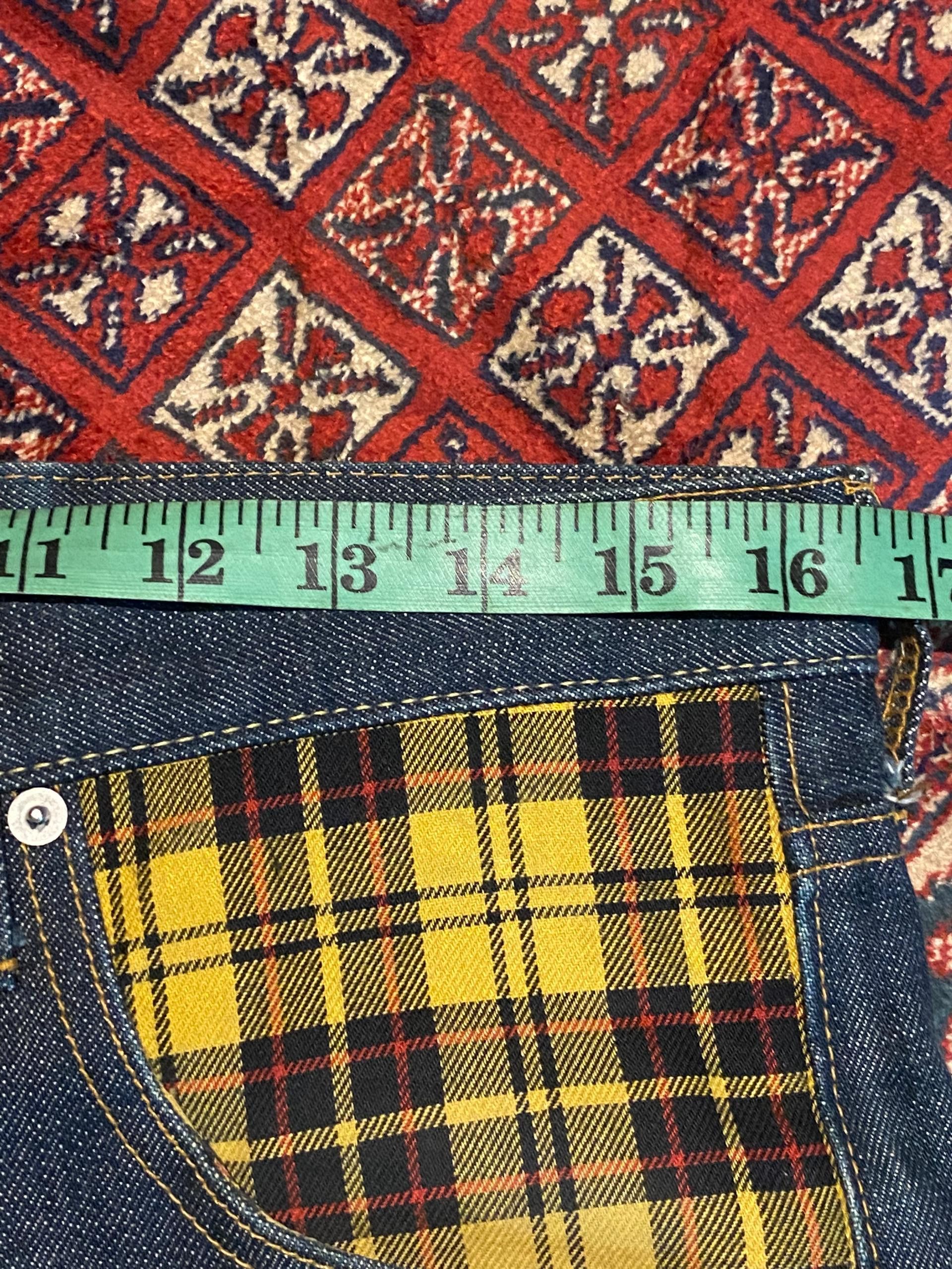 Japanese Brand Rocket Saddles & Co Venus Denim Pants Size US 32 / EU 48 - 9 Thumbnail